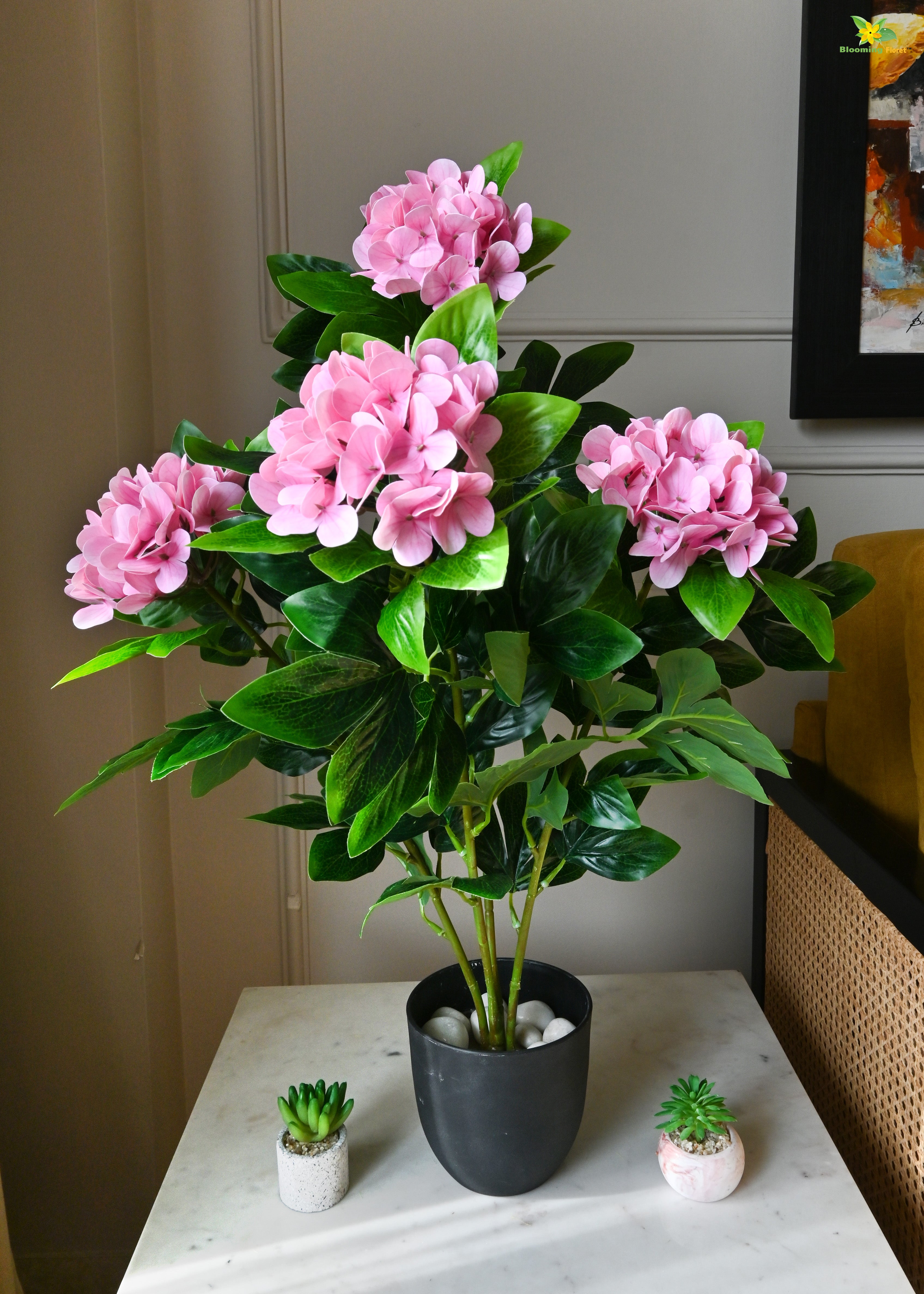 Artificial  Hydrangea Flower Bunch for Decor