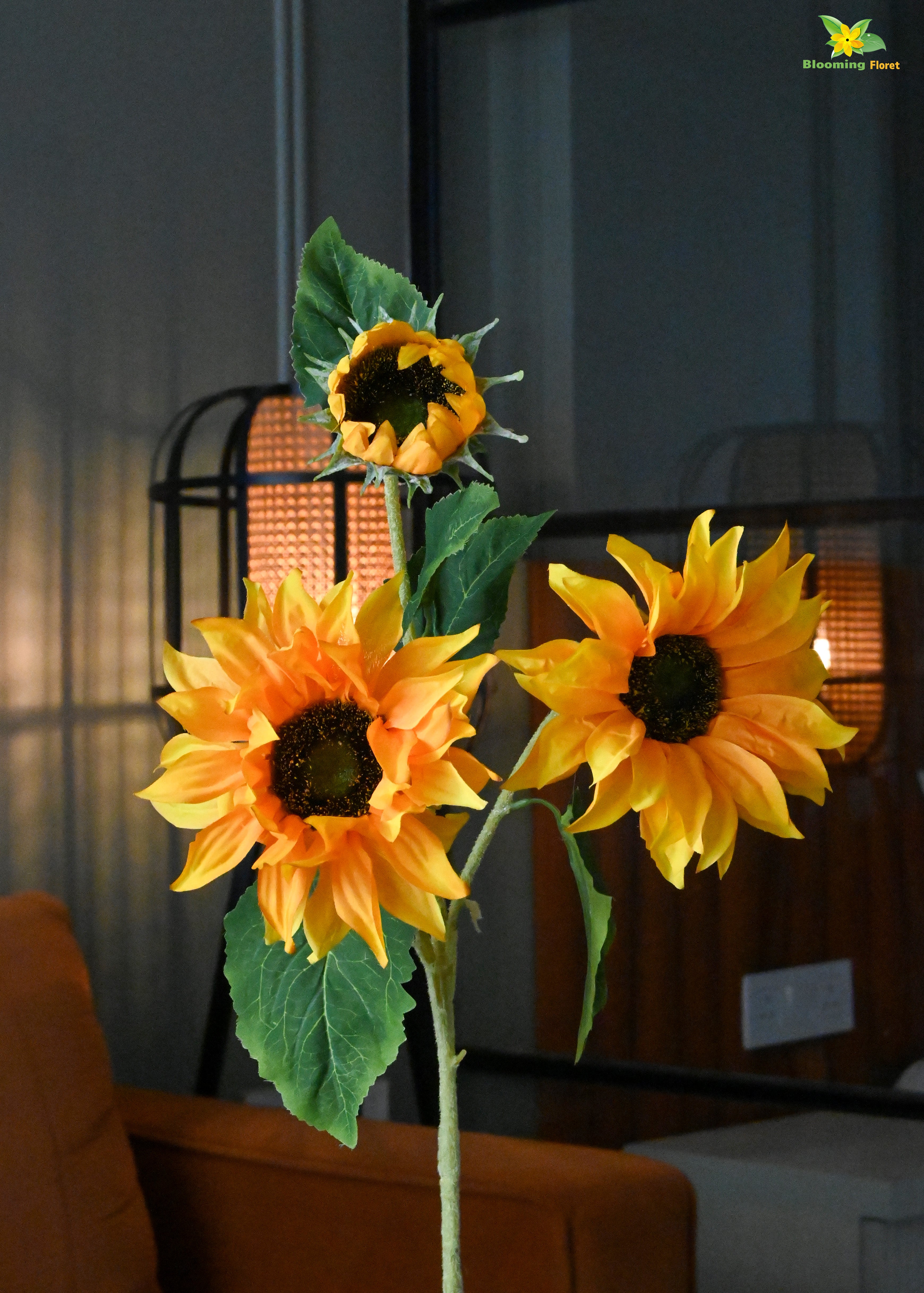 Artificial Sun Flower Stick for Decor