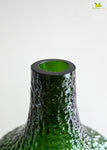 Globular Glass Vase - Green