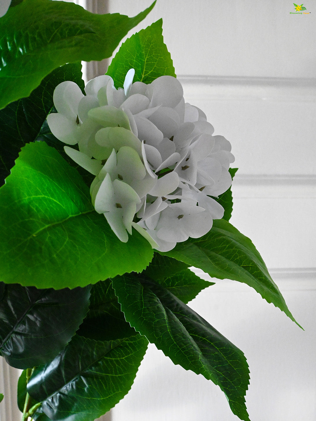 Artificial Hydrangea Flower Bunch - White
