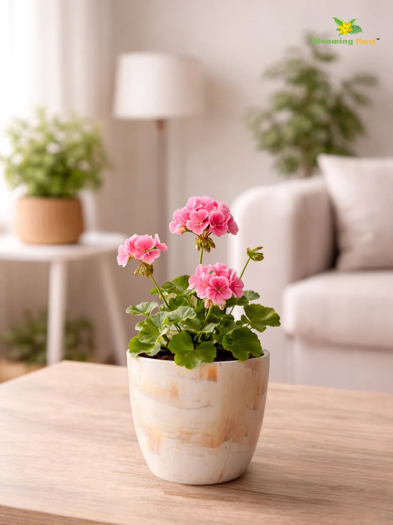 Vivid Tie-Dye Planter | Beige | 12 cm