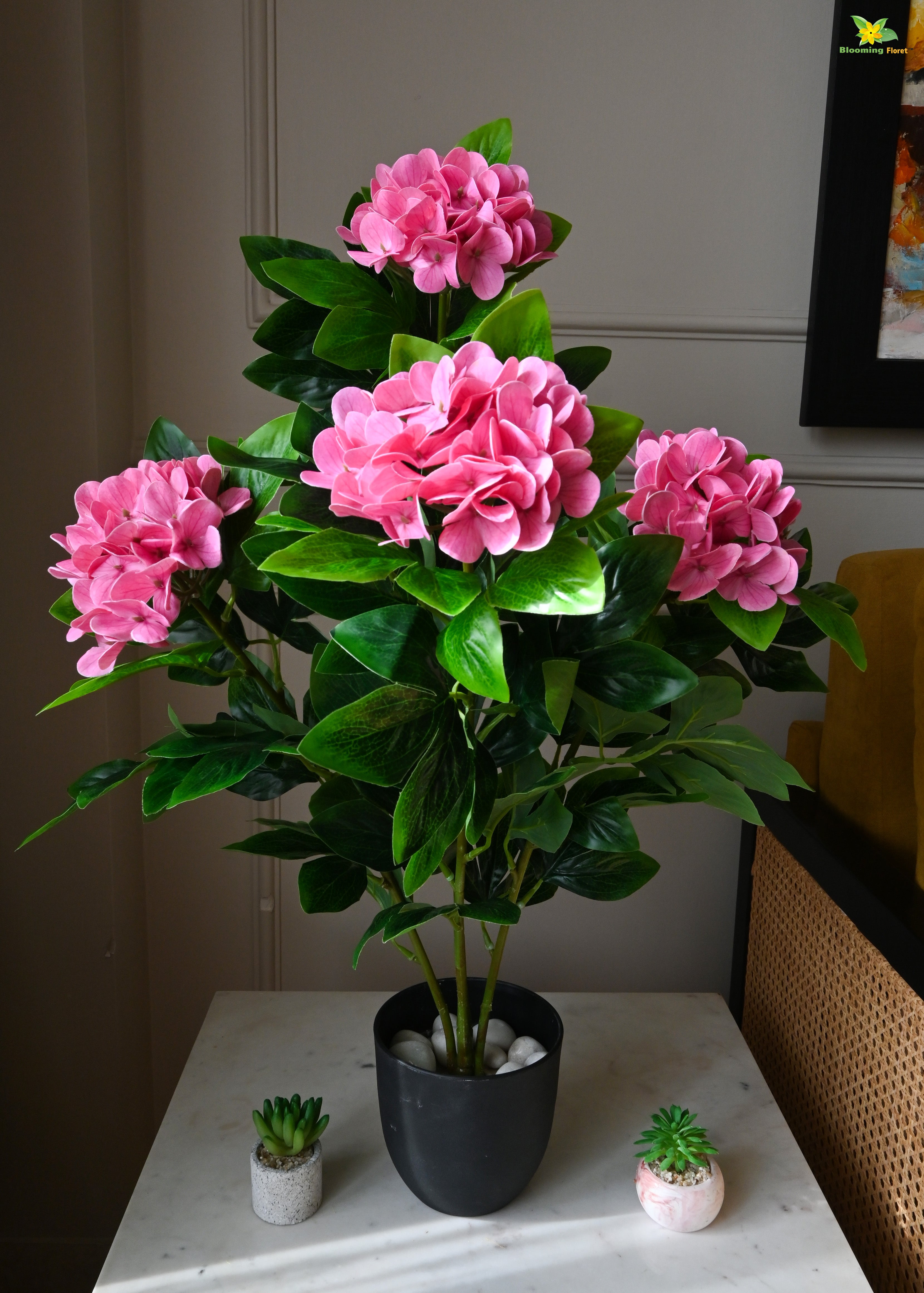 Artificial  Hydrangea Flower Bunch for Decor