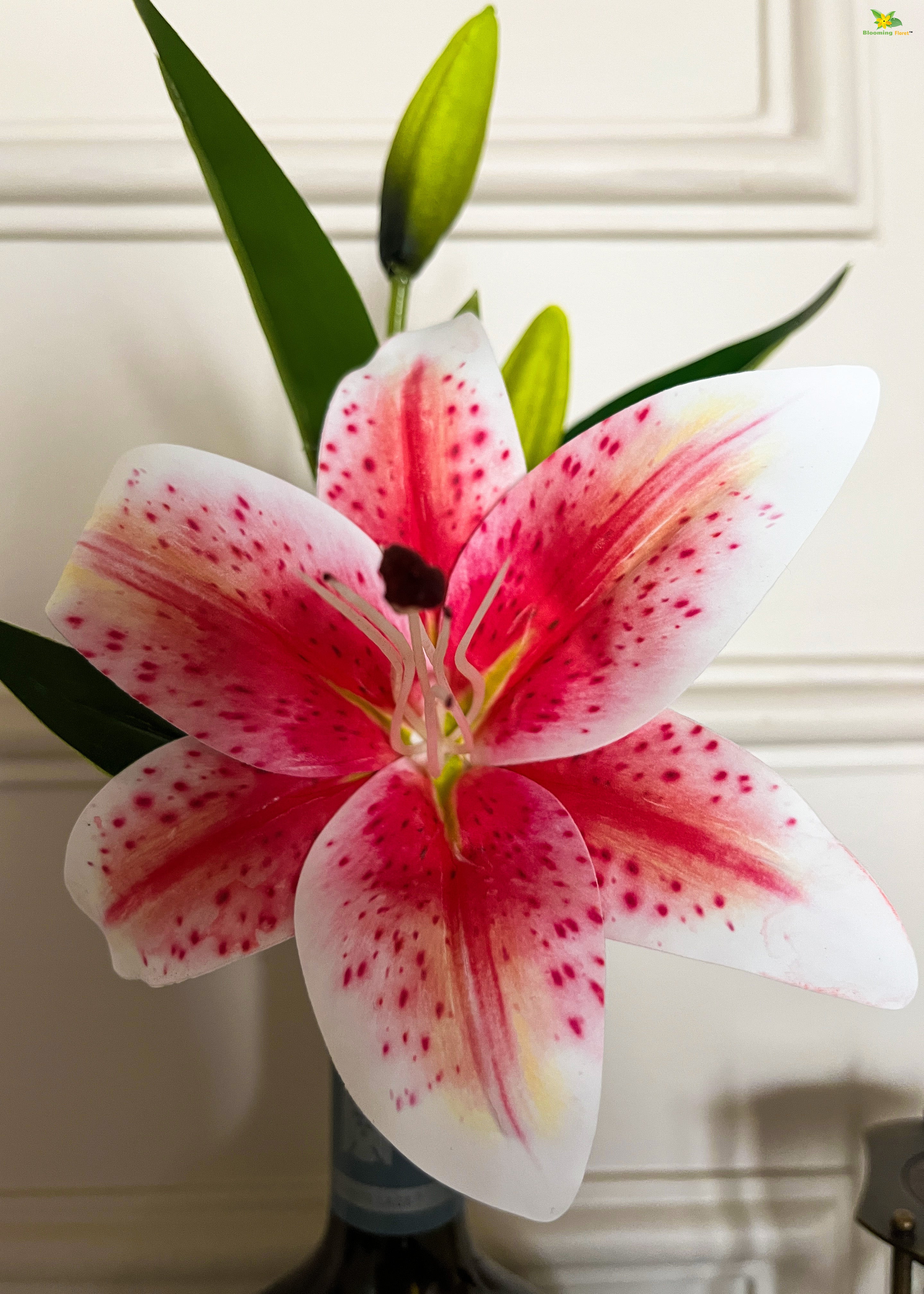 Artificial Lily Flower Stick for Decor