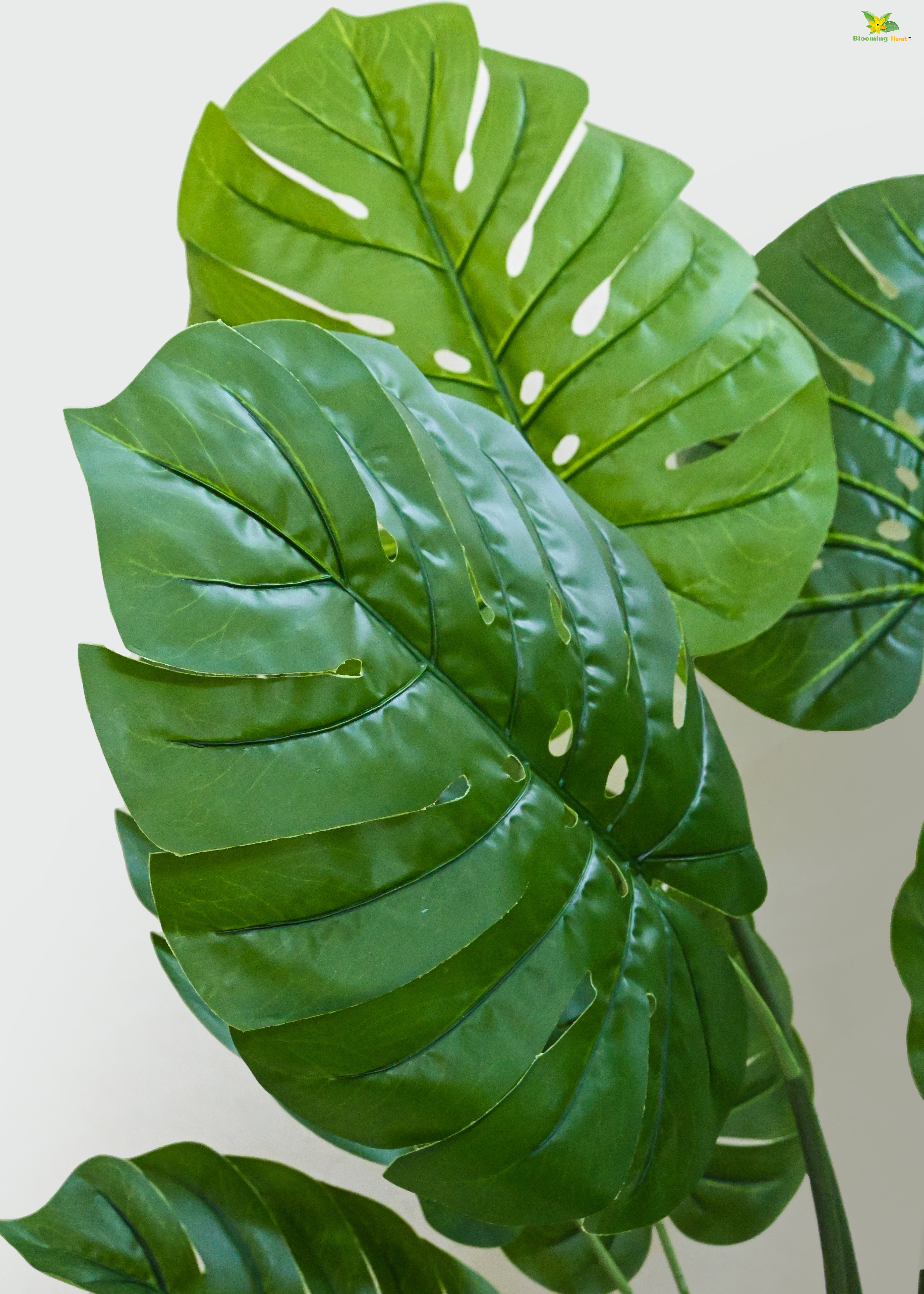 Artificial Monstera Plant for Decor | 11 Leaves With Basic Pot  | 135cm