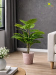 Modern Grace Poly Planter | Brown |15 cm