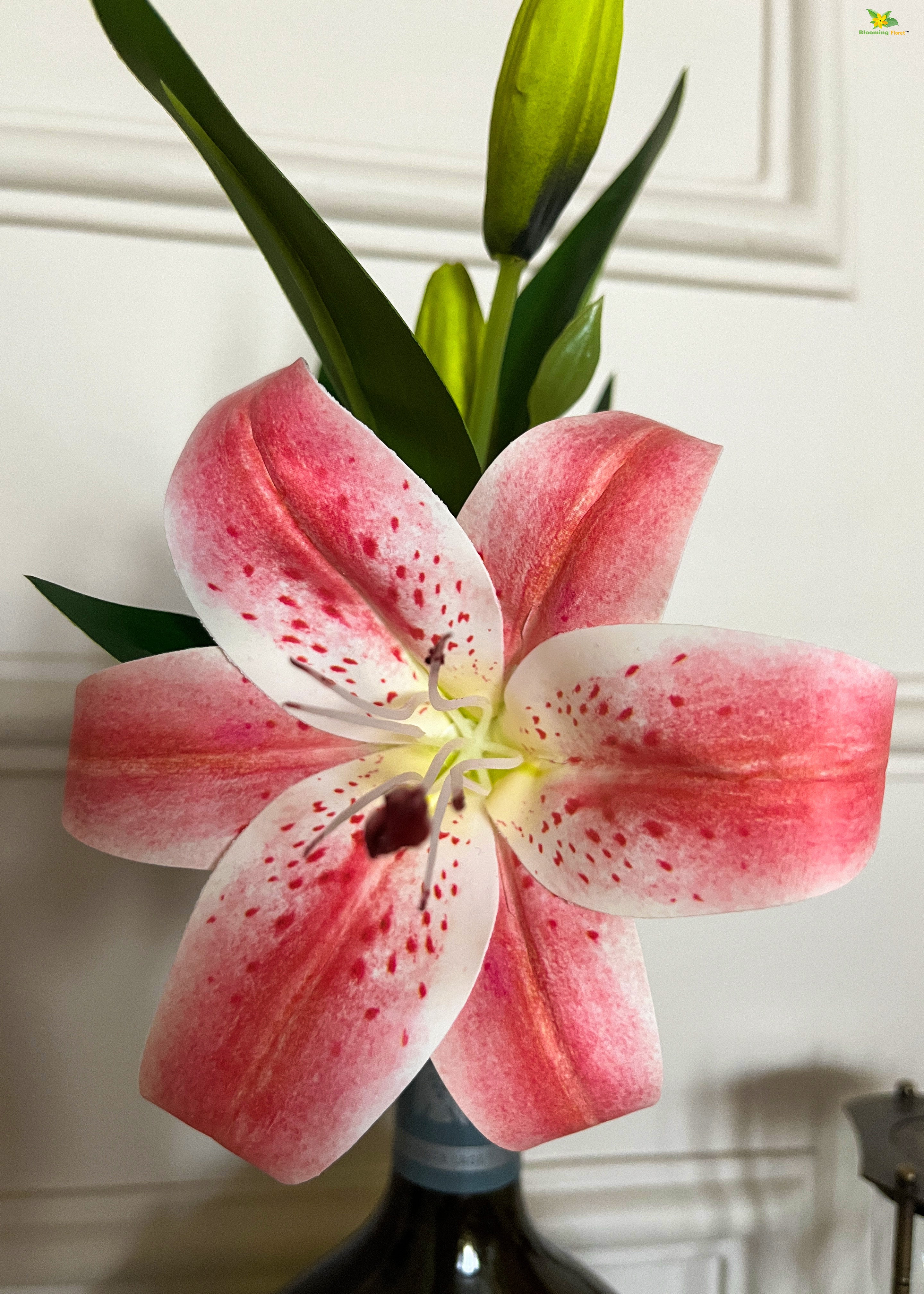 Artificial Lily Flower Stick for Decor