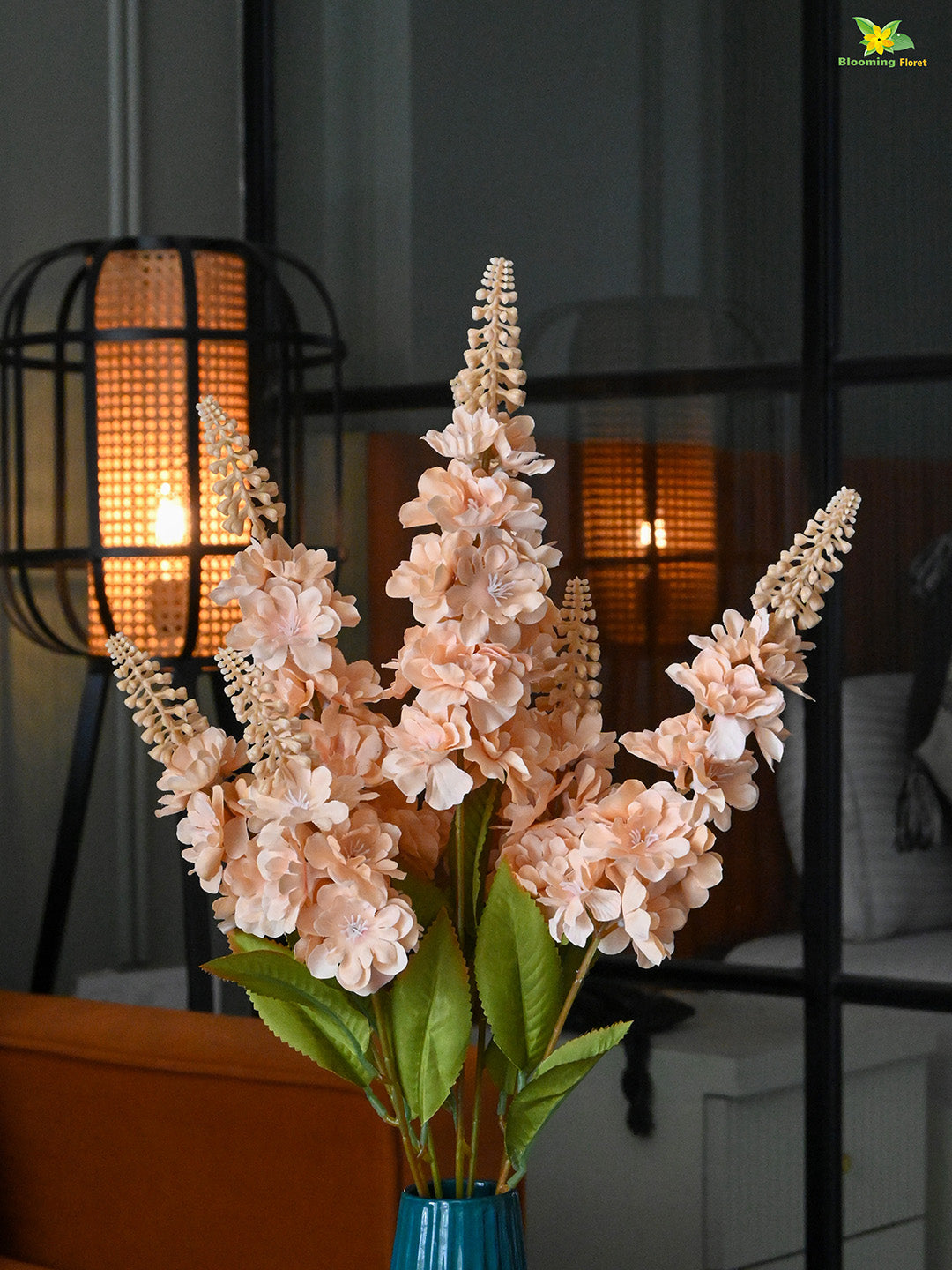 Artificial Snapdragon Flower Bunch - Peach