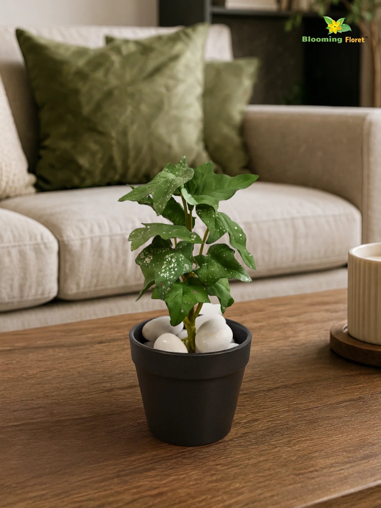Artificial Ivy Succulent | Green | 16 cm