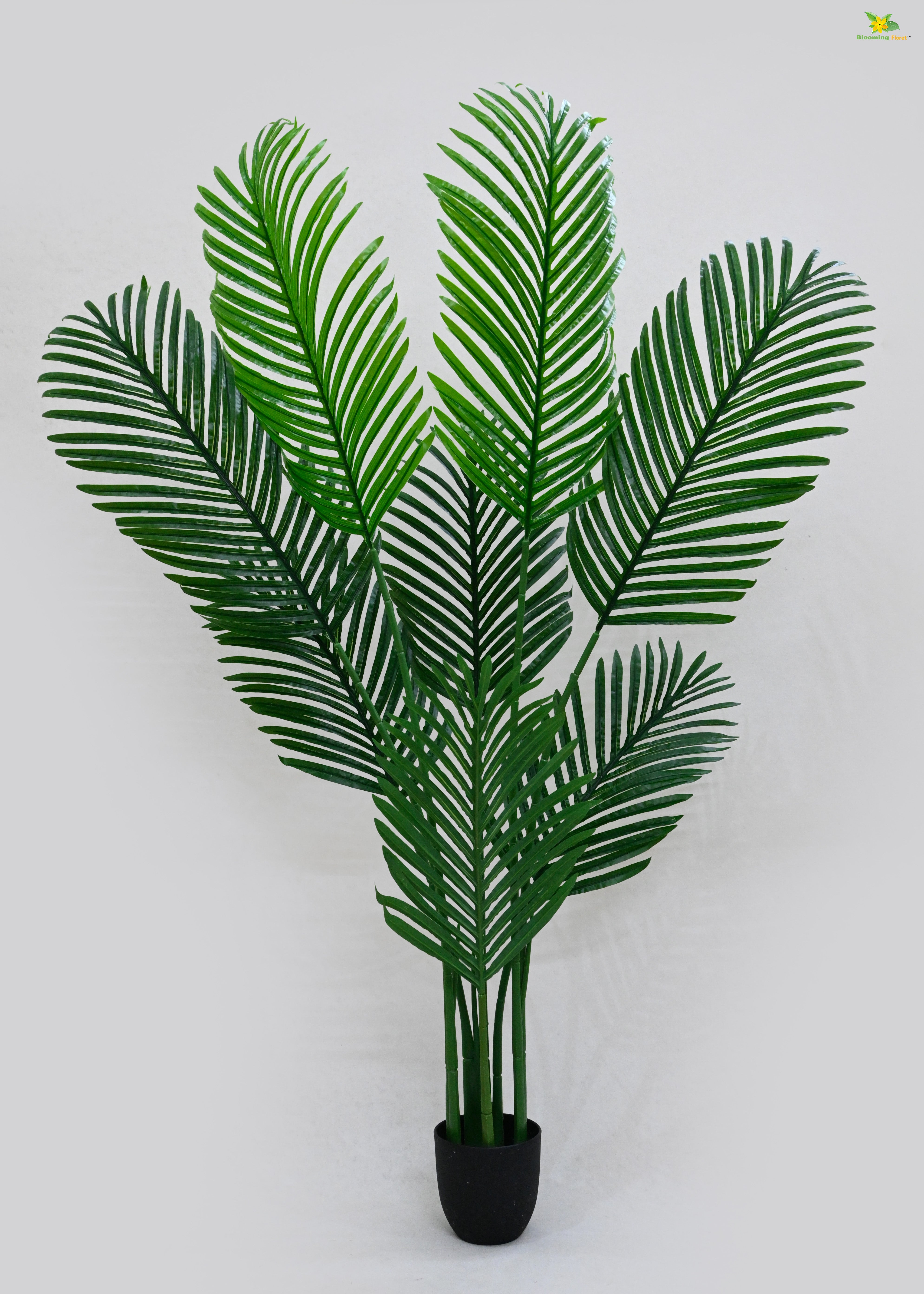 Artificial Areca Palm Plant for Decor | 8 Big Leaves | 140 cm