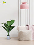 Artificial Dieffenbachia Plant – 63 cm, 12 Leaves, with Basic Pot