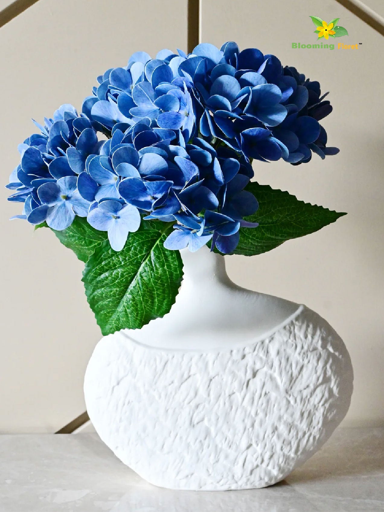 Serene Oval Ceramic Vase