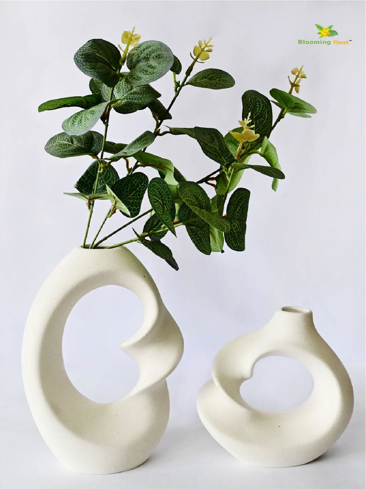 Twist Craft Ceramic Vase | 15 cm