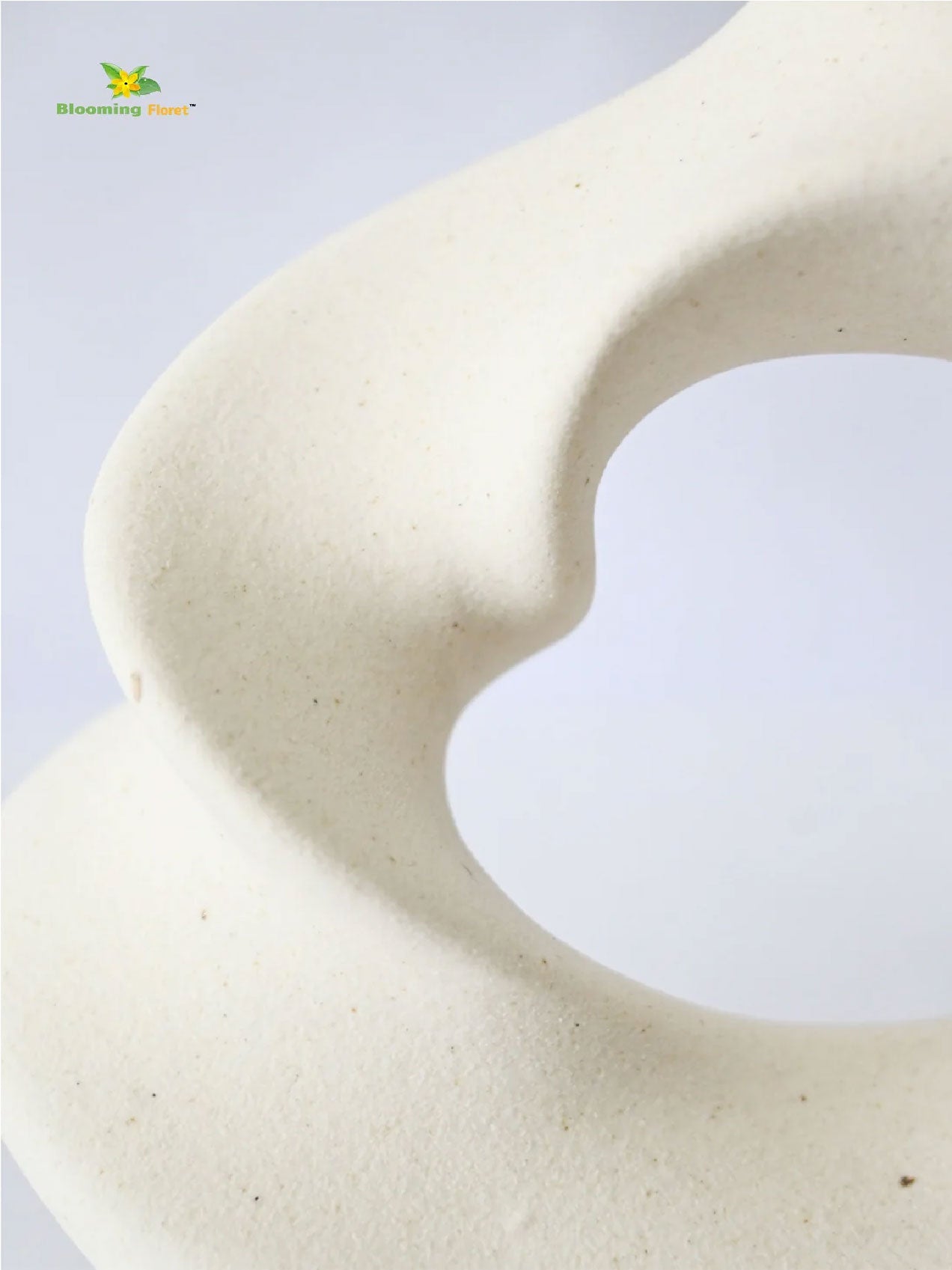 Twist Craft Ceramic Vase | 15 cm