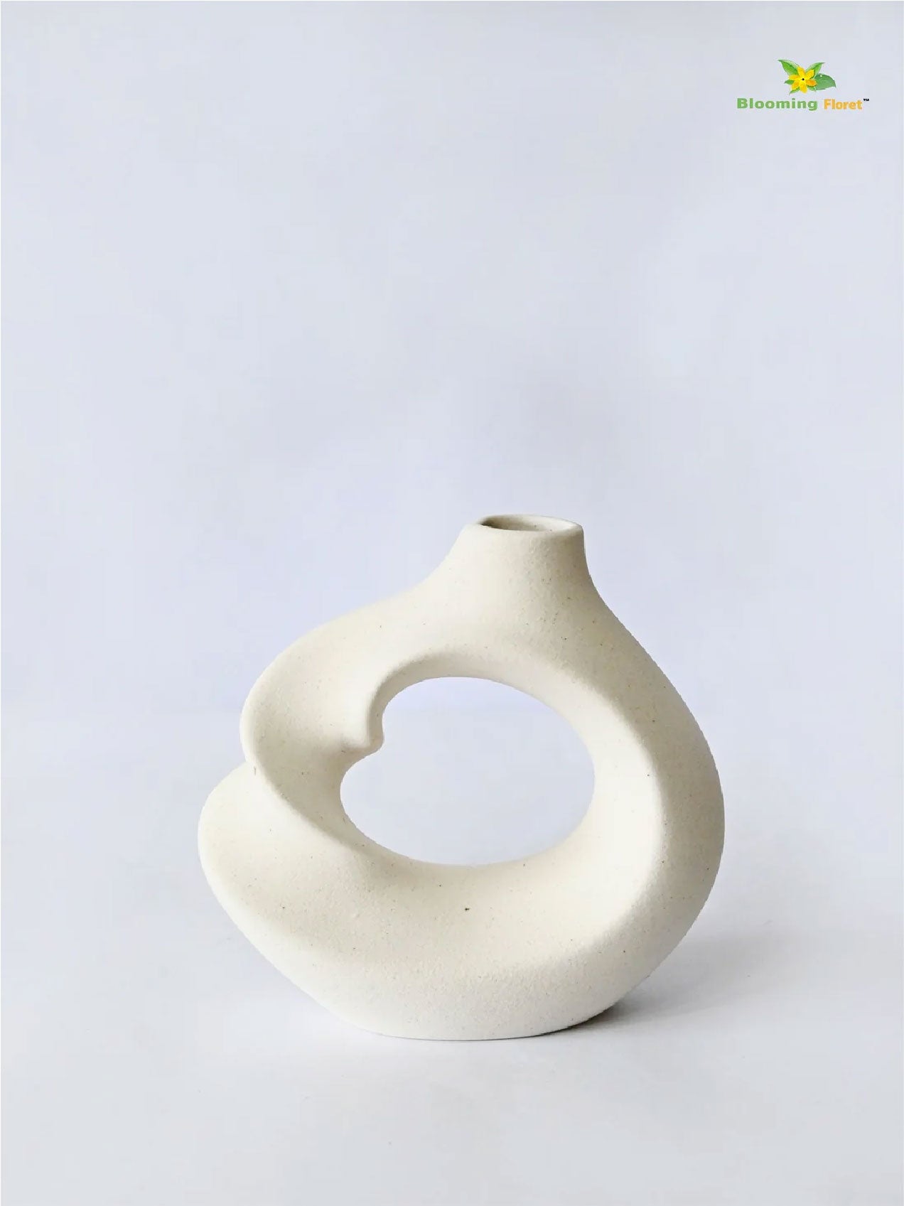 Twist Craft Ceramic Vase | 15 cm