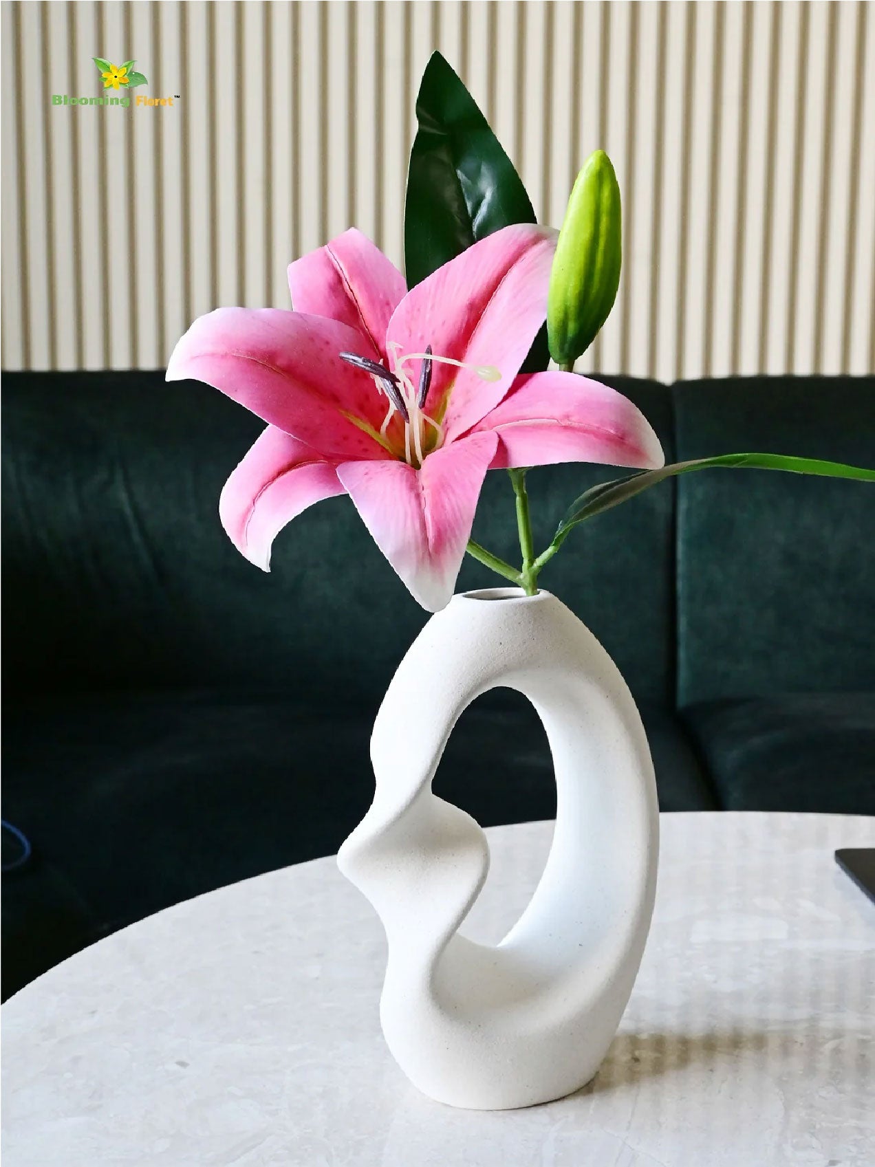 Twist Craft Ceramic Vase | 20 cm