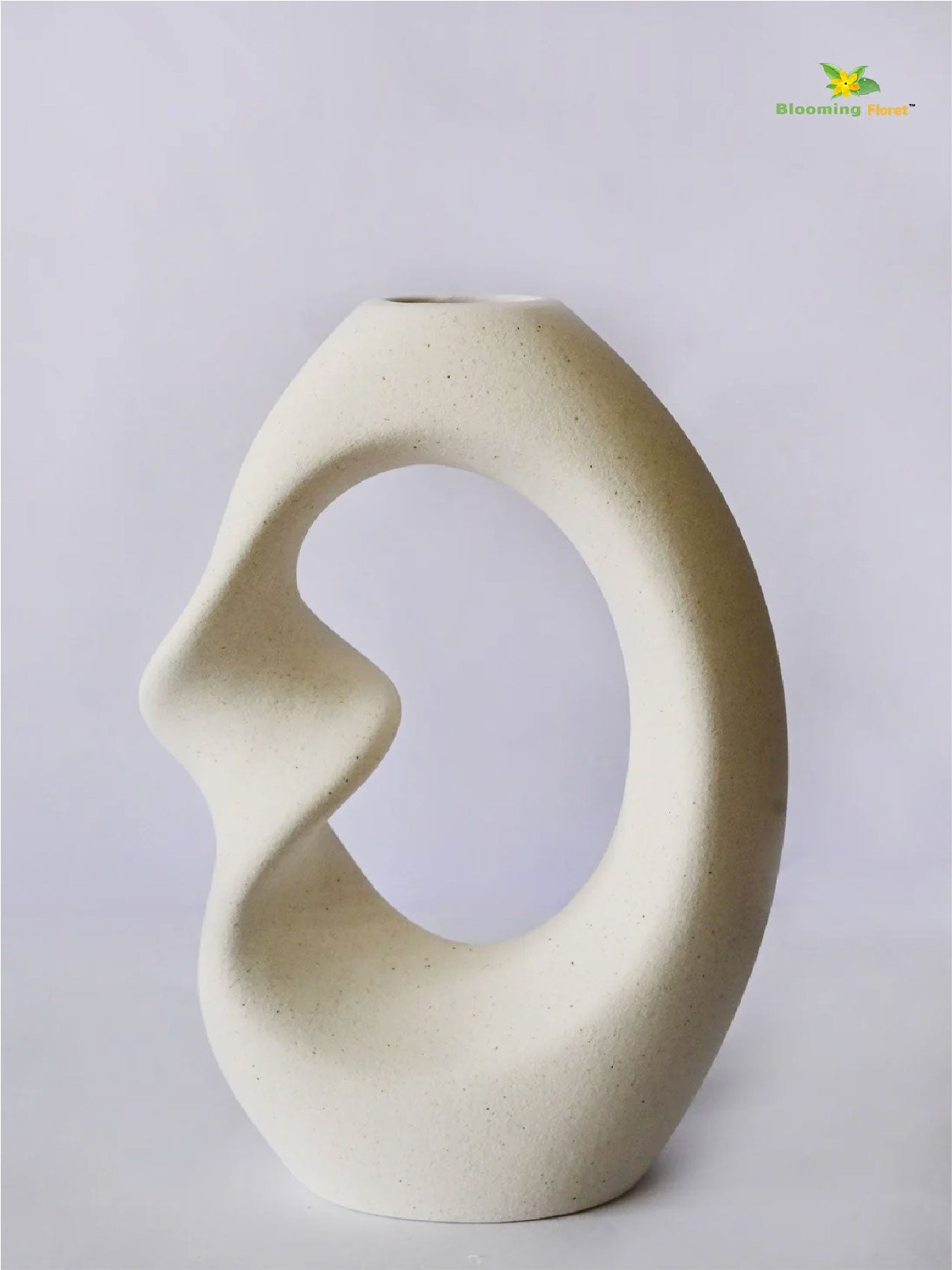 Twist Craft Ceramic Vase | 20 cm