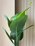 Artificial Banana Plant – 108 cm, 3 Stem, 7 Leaves, with Basic Pot