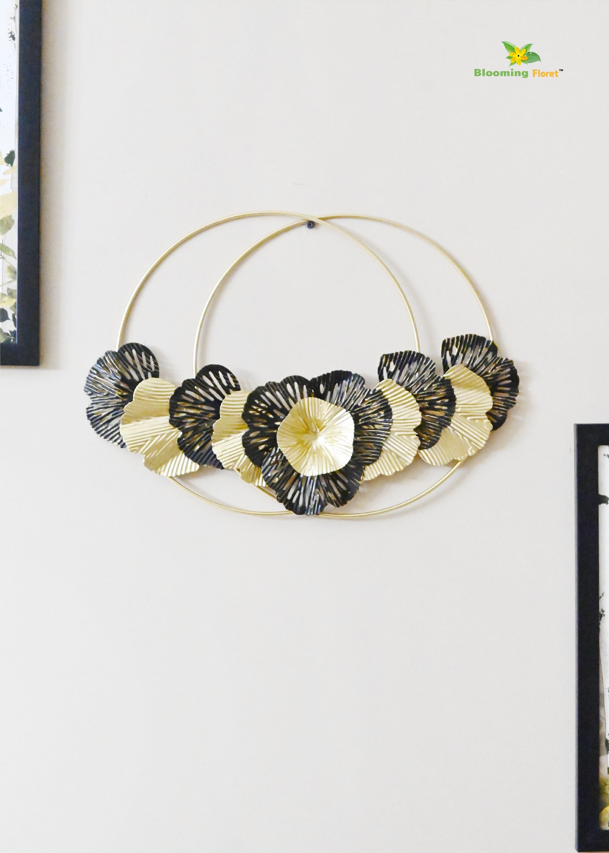 Eclipse Modern Floral Wall Art