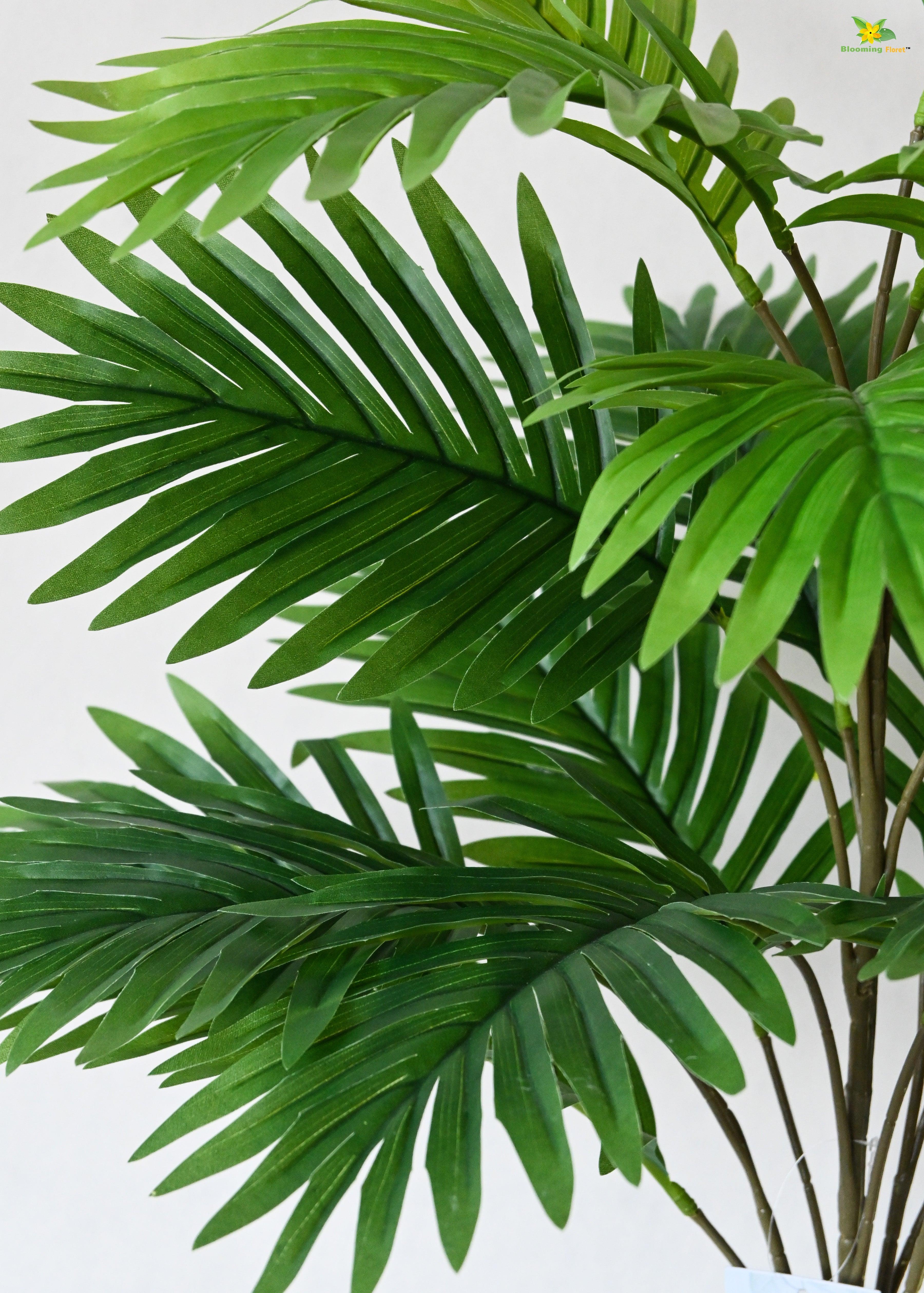 Artificial Areca Palm Plant for Decor 3 Stem 27 Leaves with Basic Pot | 109.2 cm