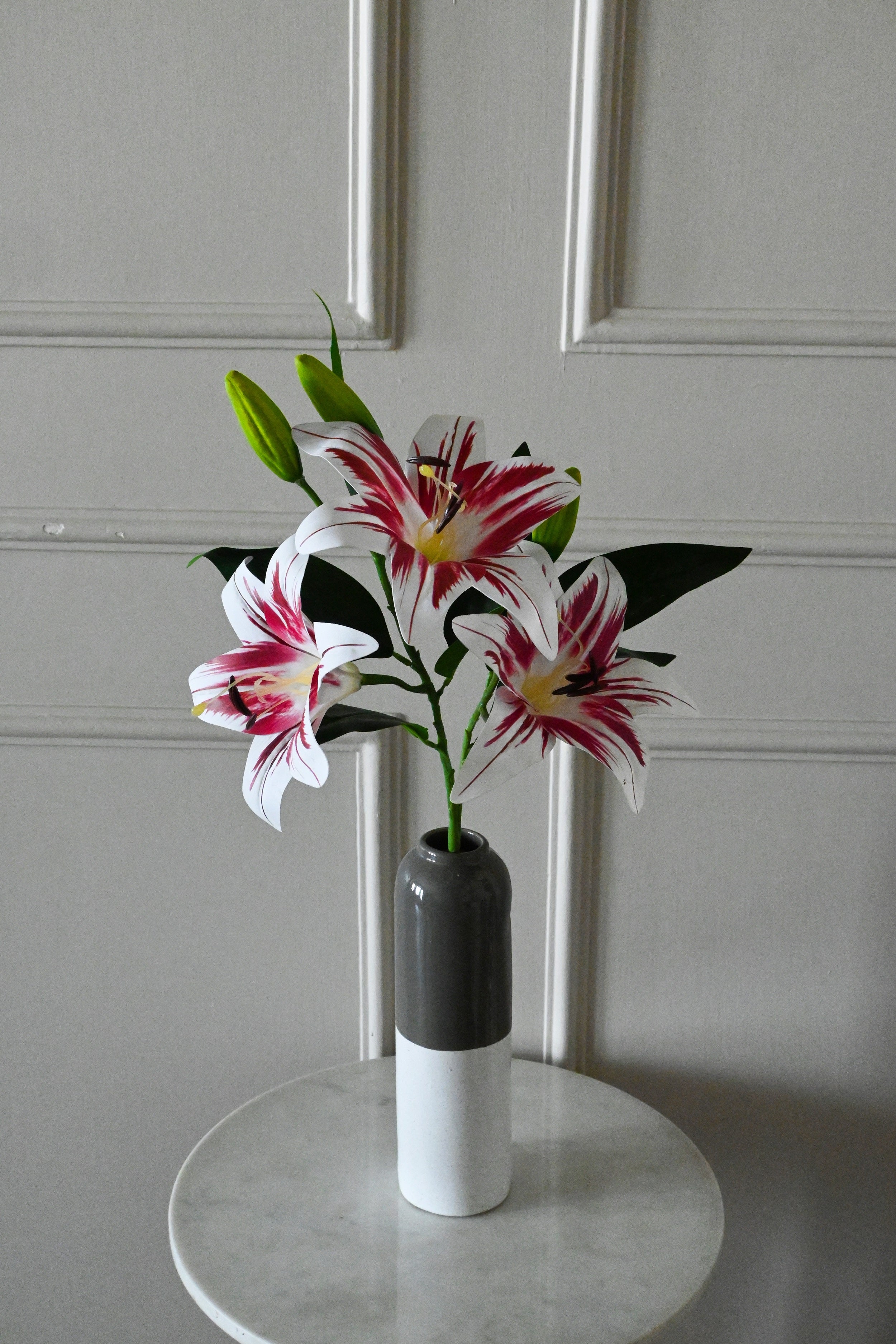 Artificial Lily Flower Stick for Decor