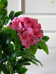 Artificial  Hydrangea Flower Bunch - Dark Pink