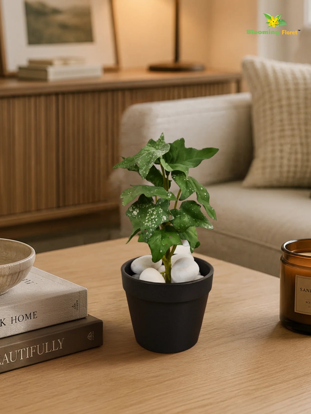 Artificial Ivy Succulent | Green | 16 cm