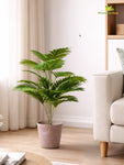 Modern Grace Poly Planter | Brown |15 cm