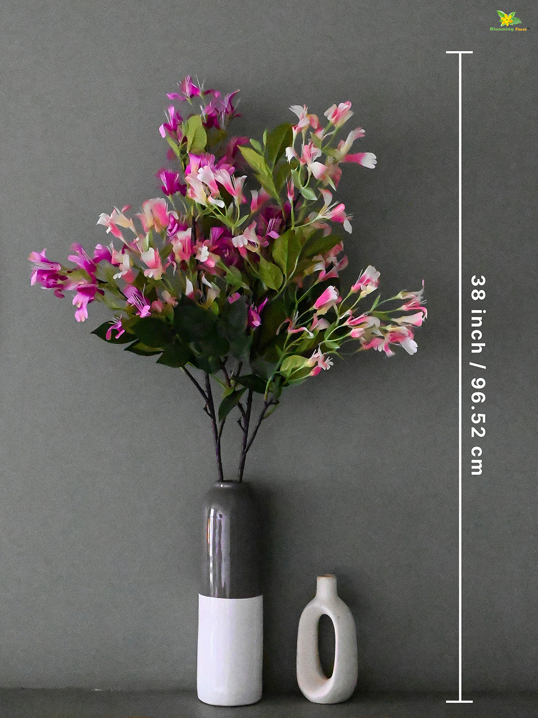 Japanese Honeysuckle Flower Bunch - Light Pink, Purple