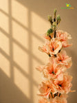 Delphinium Flower Stick | Peach | 88 cm