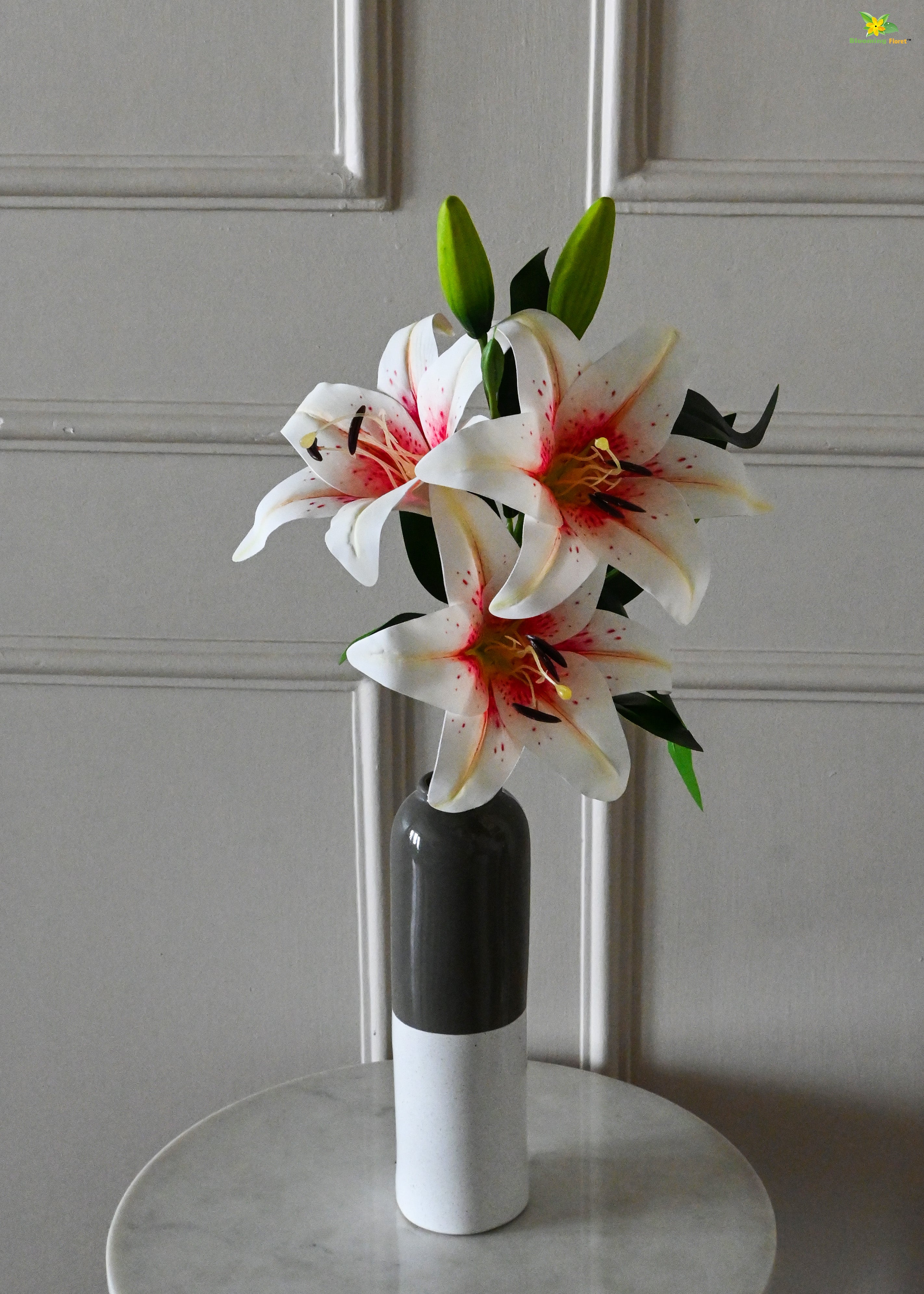 Artificial Lily Flower Stick for Decor