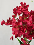 Artificial Dame's Rocket Flowers Bunch - Red