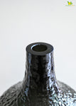 Globular Glass Vase - Black