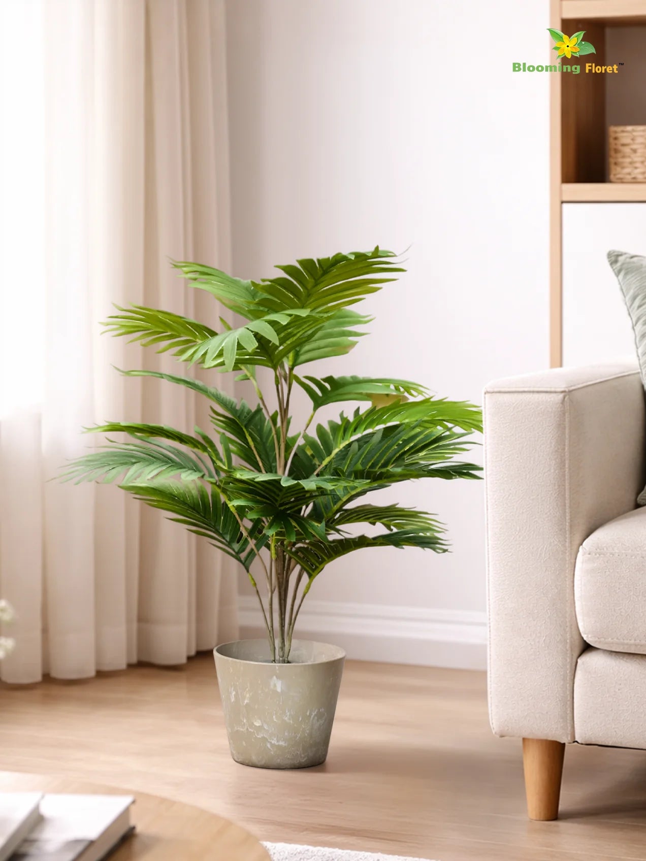 Modern Grace Poly Planter | Mustard Yellow | 15 cm