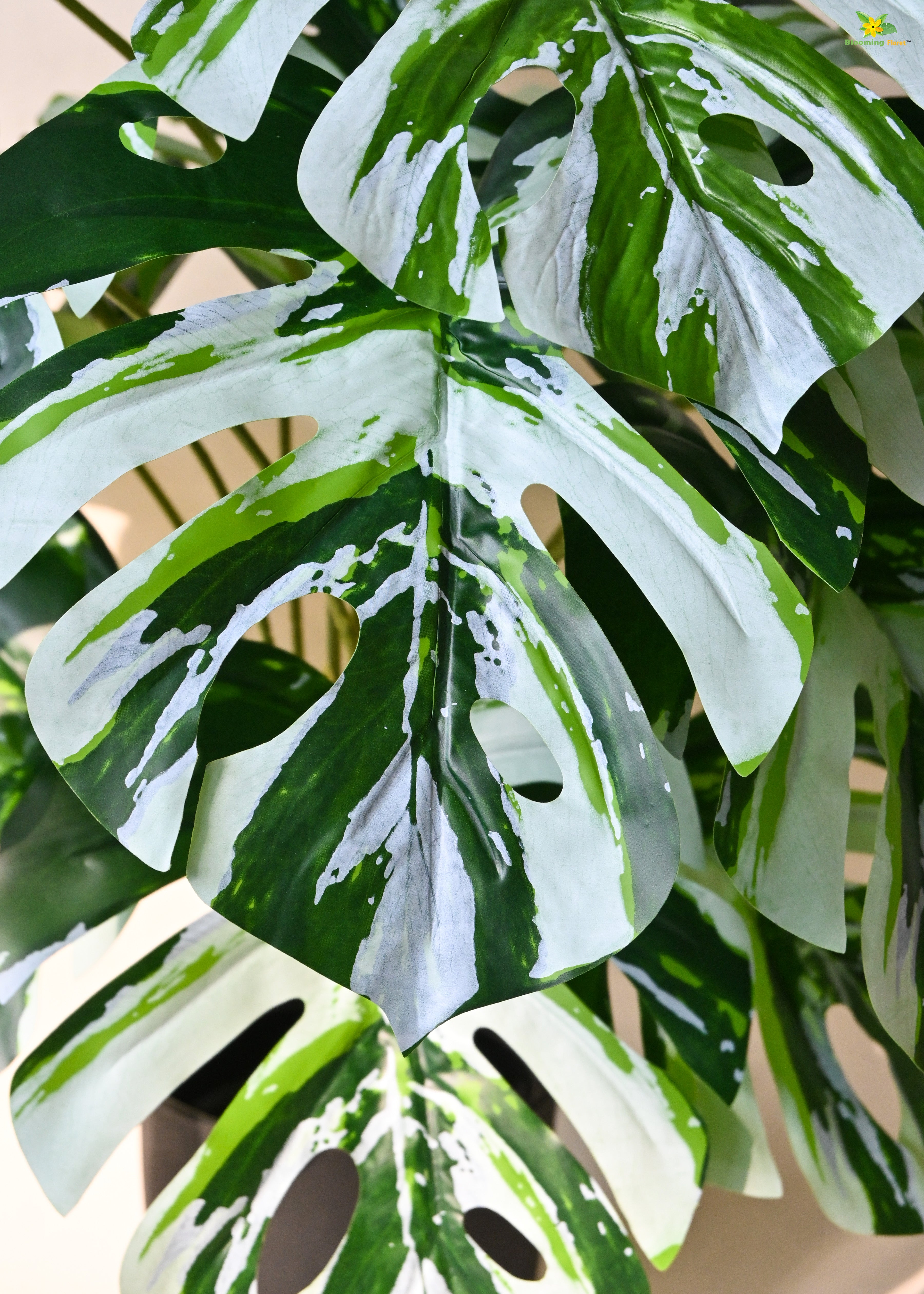 Artificial Monstera Plant for Decor | 18 Leaves with Basic Pot | 78.7 cm