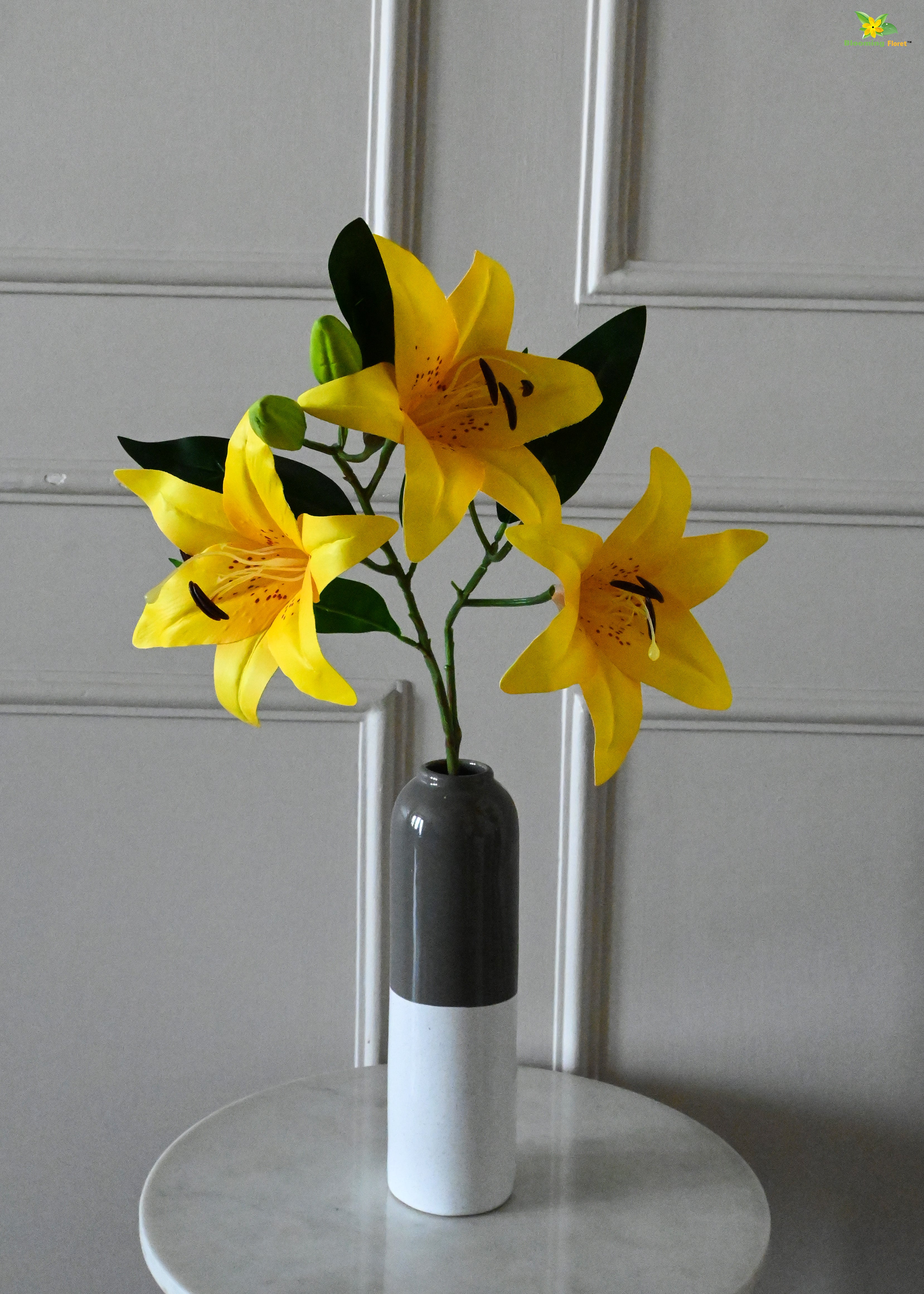 Artificial Lily Flower Stick for Decor