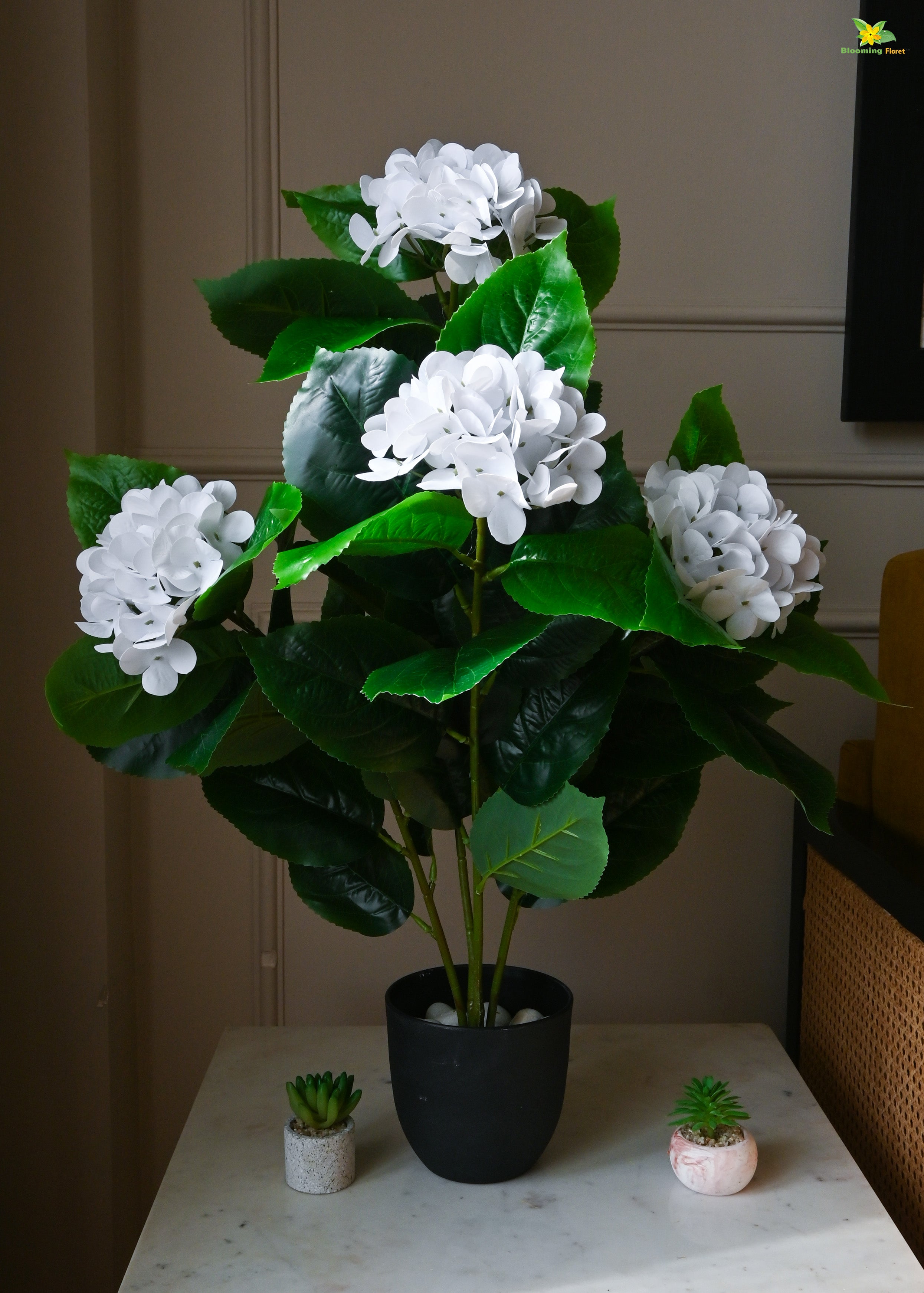 Artificial Hydrangea Flower Bunch for Decor