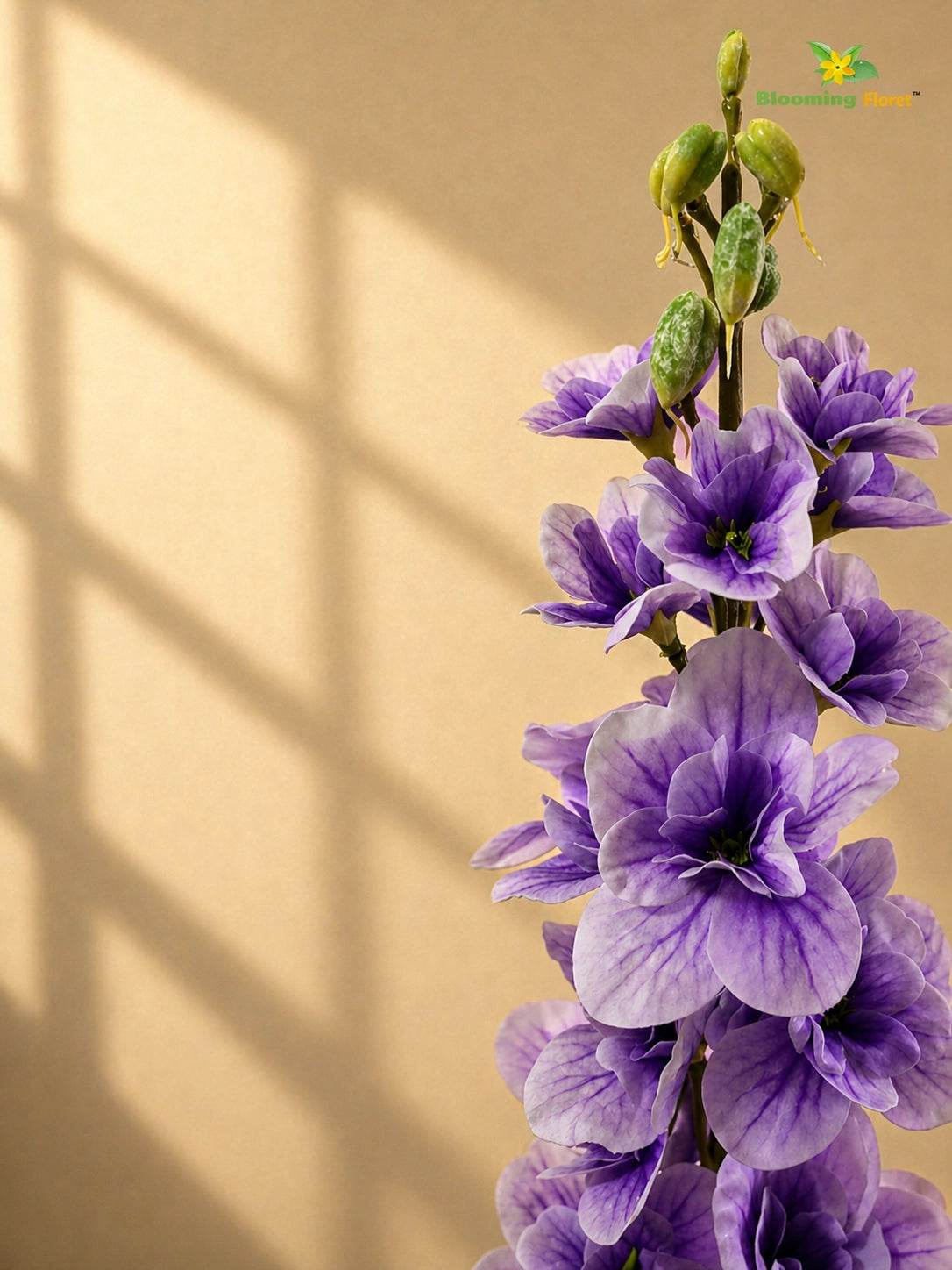 Delphinium Flower Stick | Lavender | 88 cm