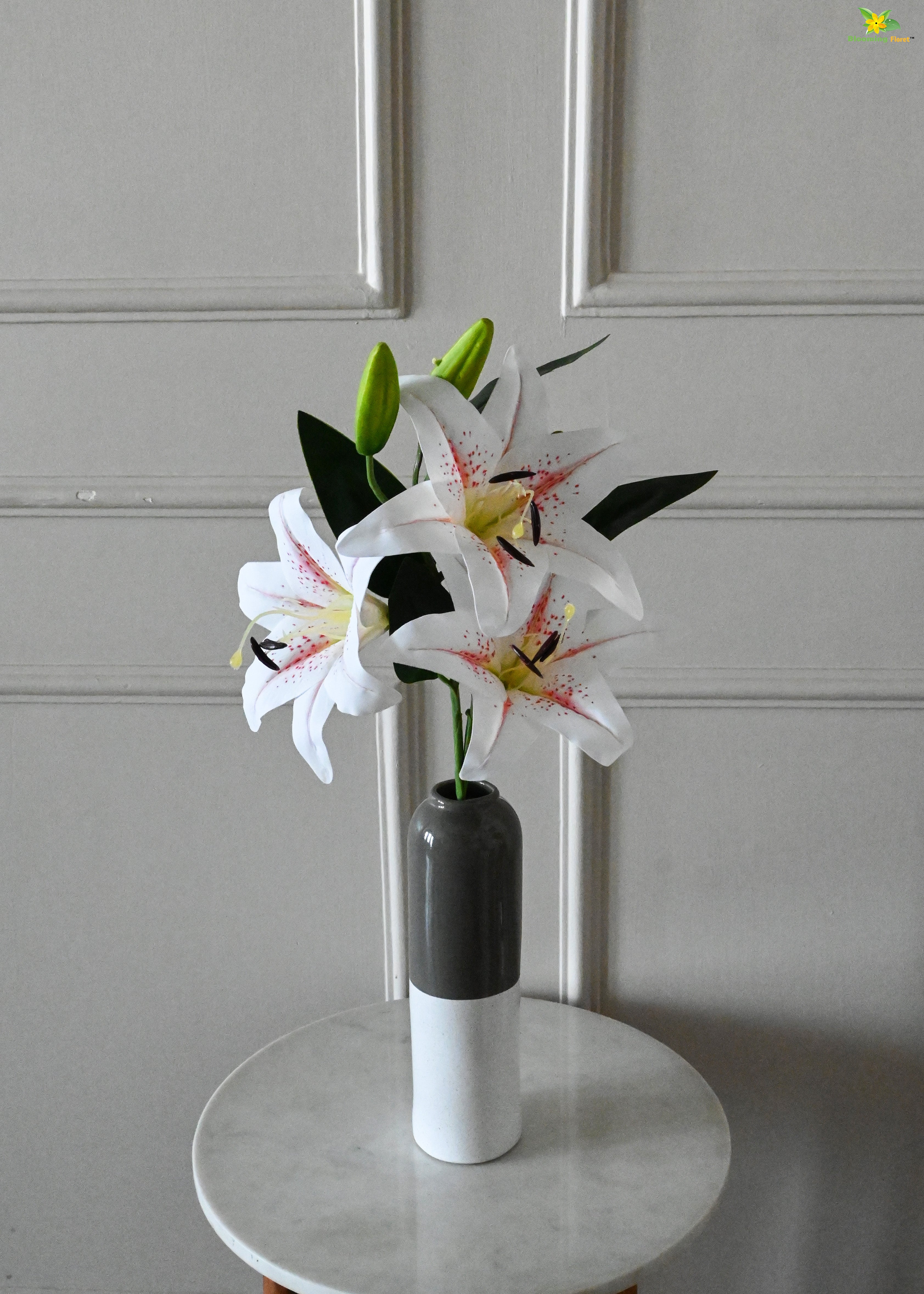 Artificial Lily Flower Stick for Decor