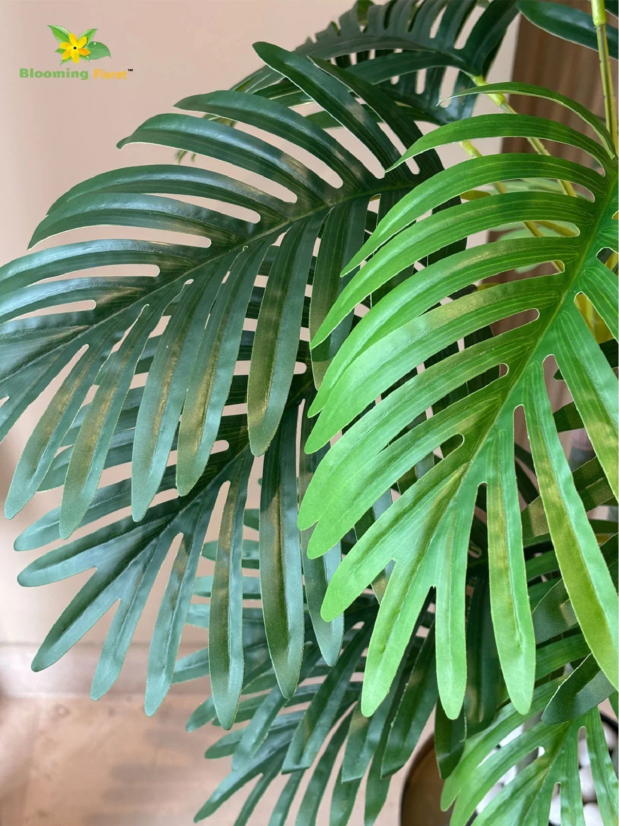 Artificial Areca Palm Plant – 109.2 cm, 27 Leaves, 3 Stem, with Basic Pot