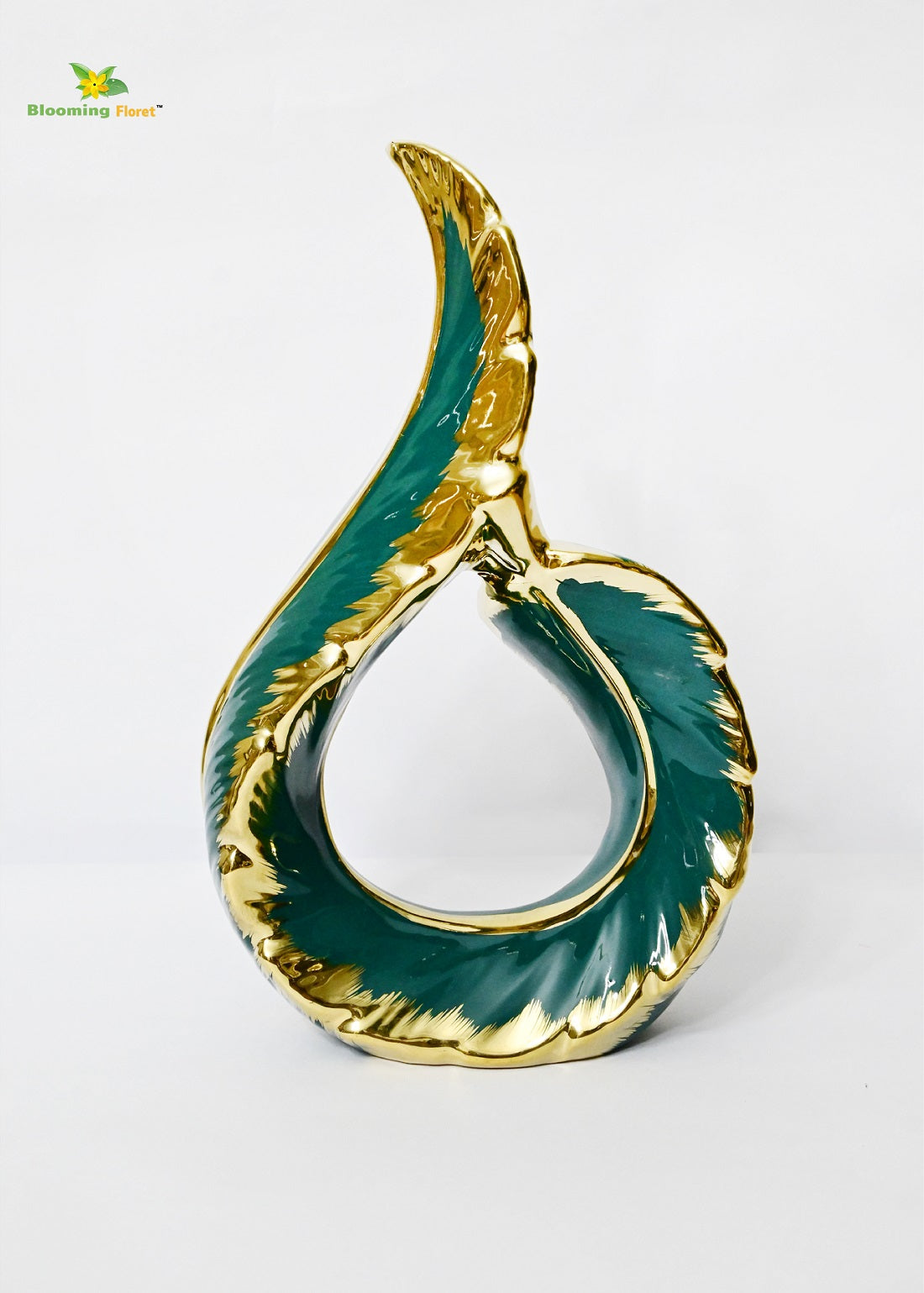 Ceramics Figurine Statue - Green