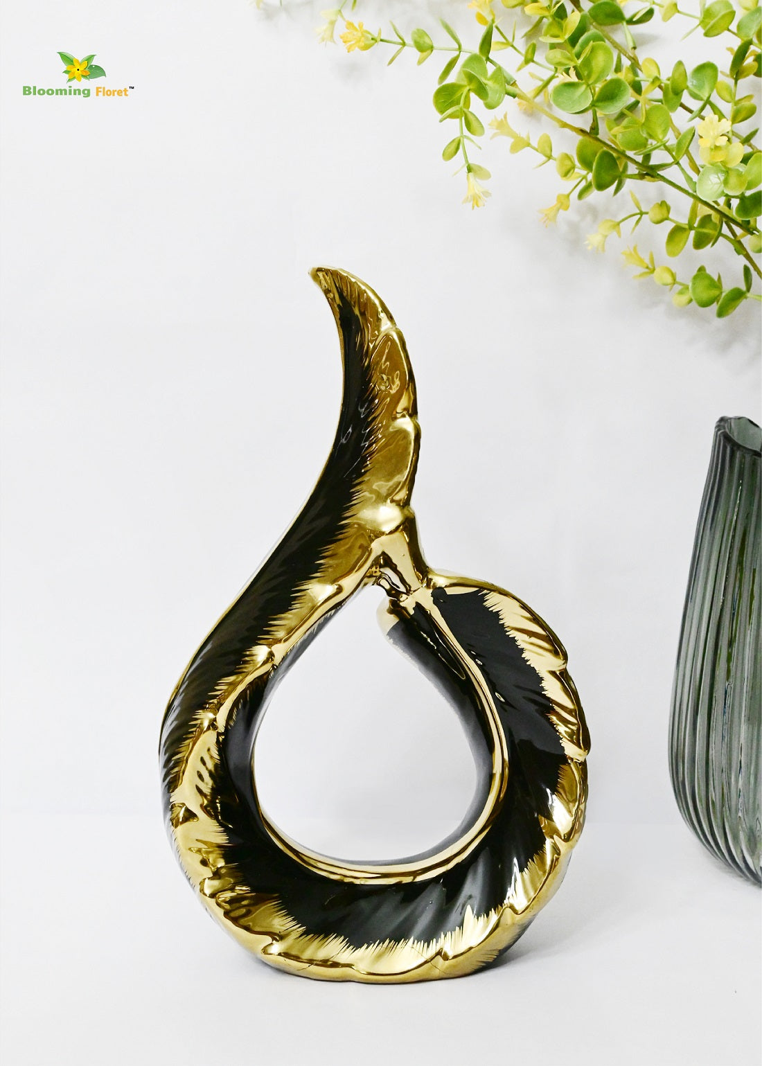 Ceramics Figurine Statue - Black