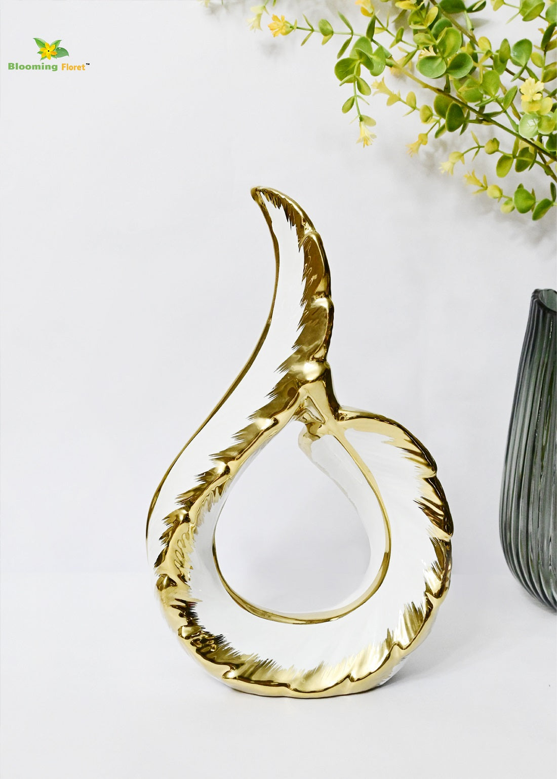 Ceramics Figurine Statue - White