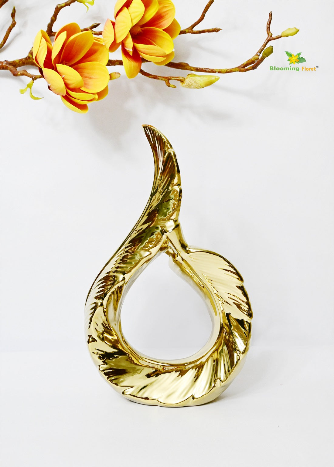 Ceramics Figurine Statue - Gold