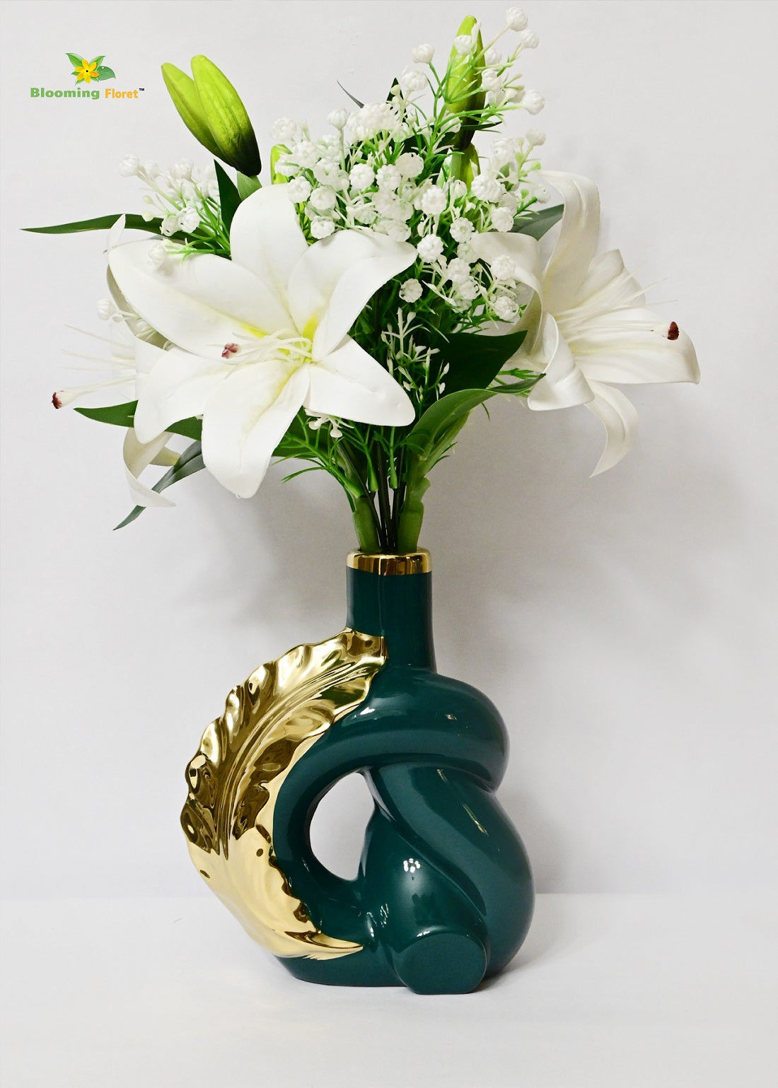 Modern Ceramic Leaf Vases