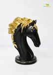 Majestic Equine Elegance Sculpture - Black