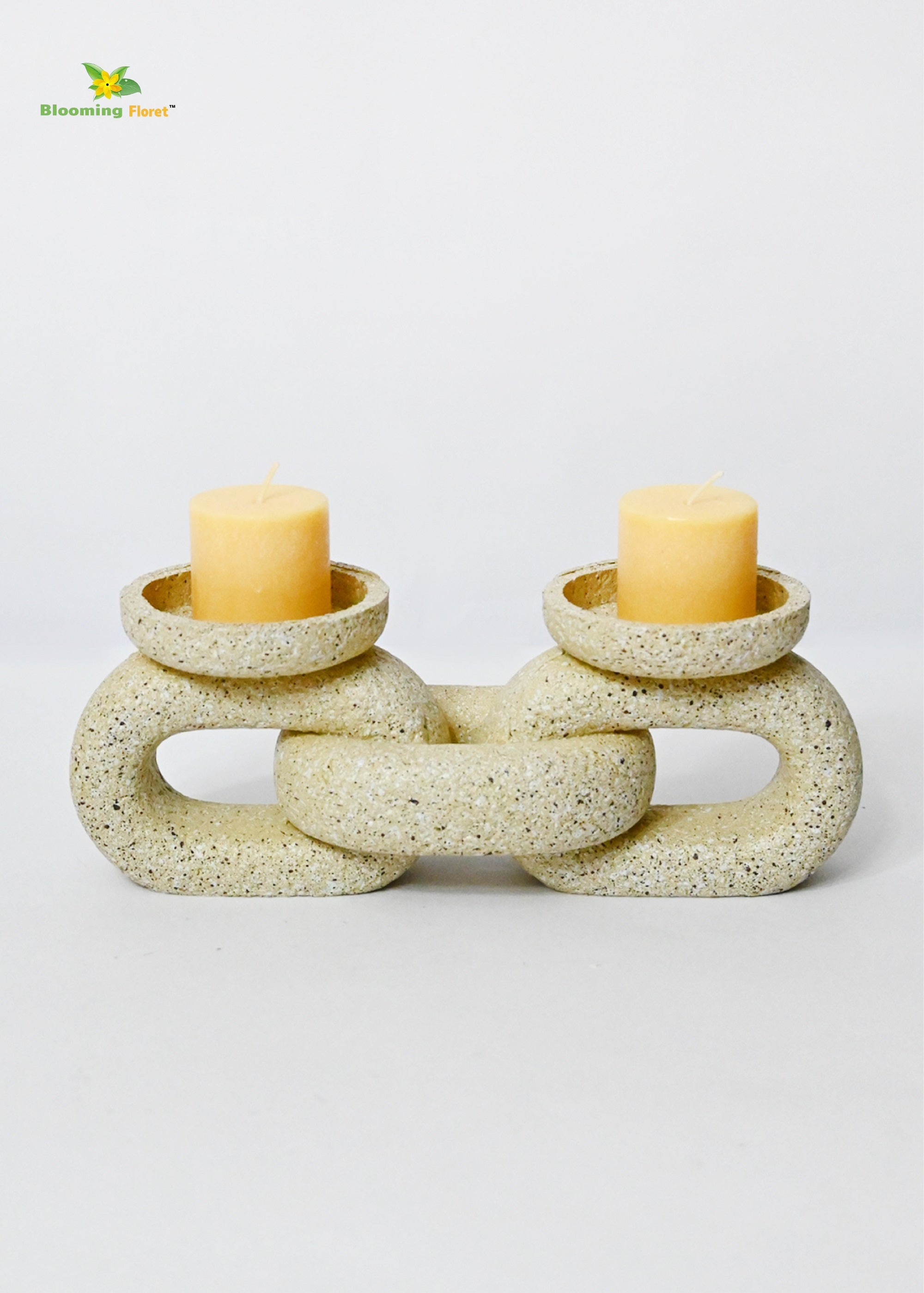 Serenity Stone Dual Candle Holder