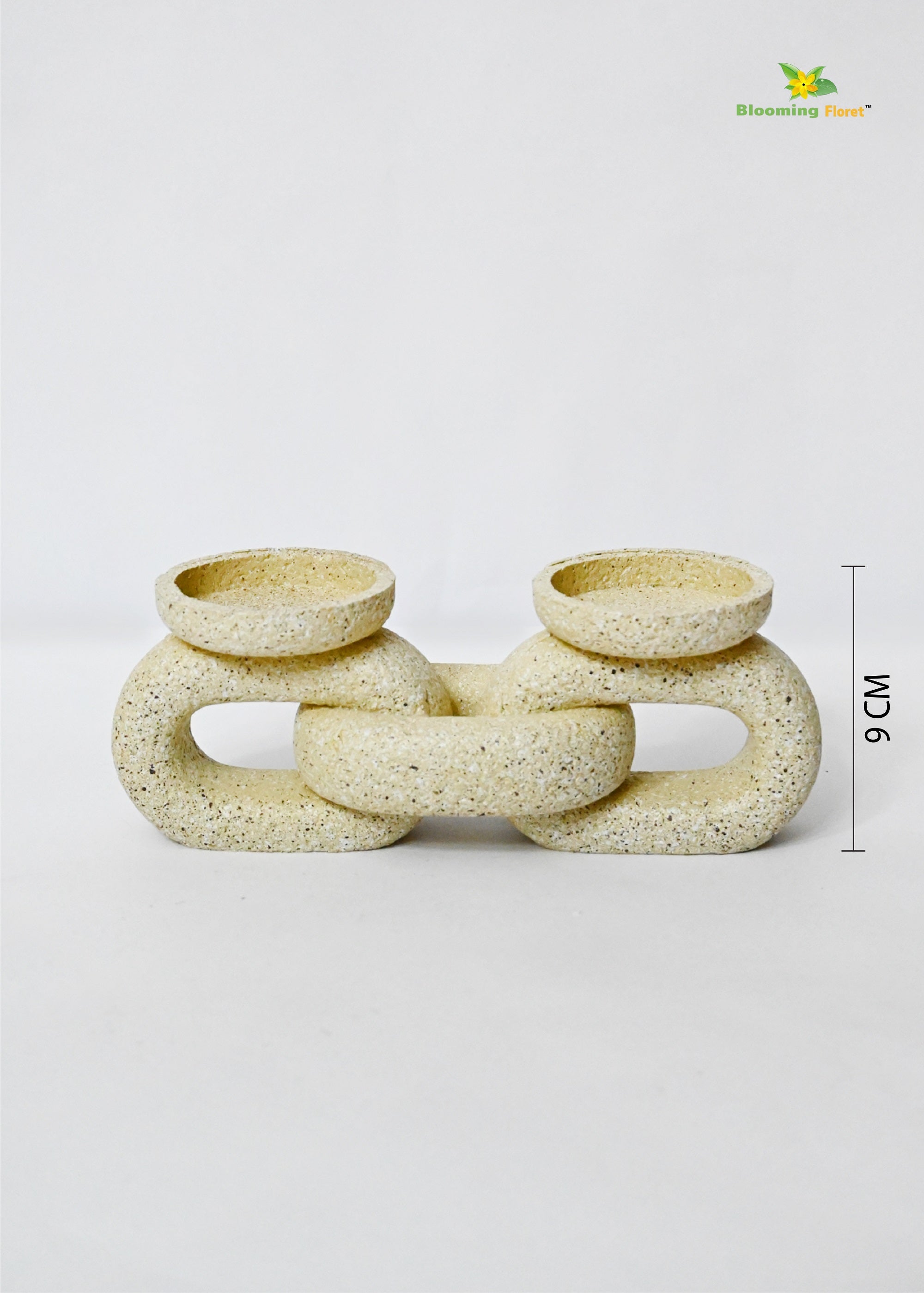 Serenity Stone Dual Candle Holder