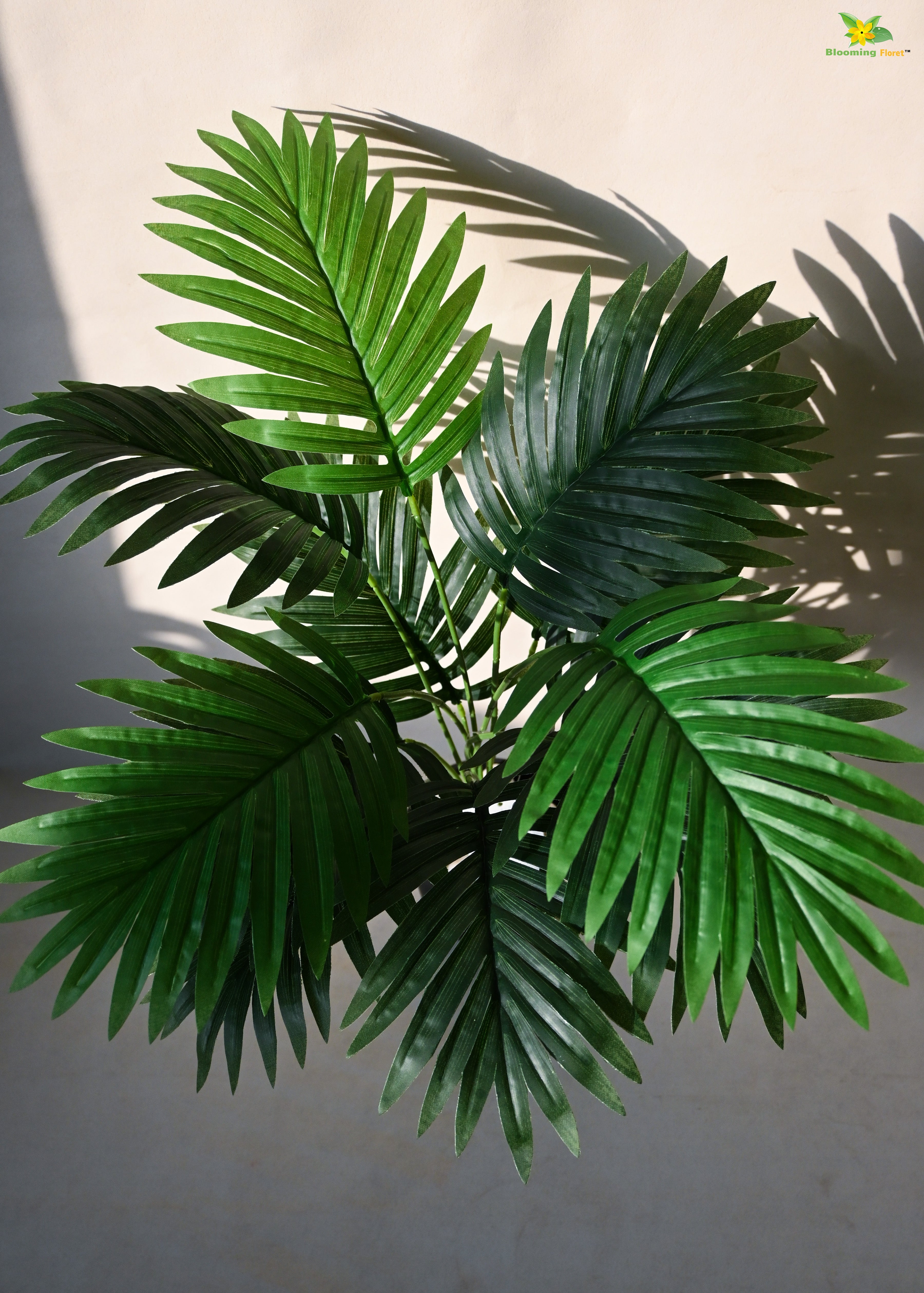 Artificial Areca Palm Plant 12 Leaves with Basic Pot | 58.42  cm