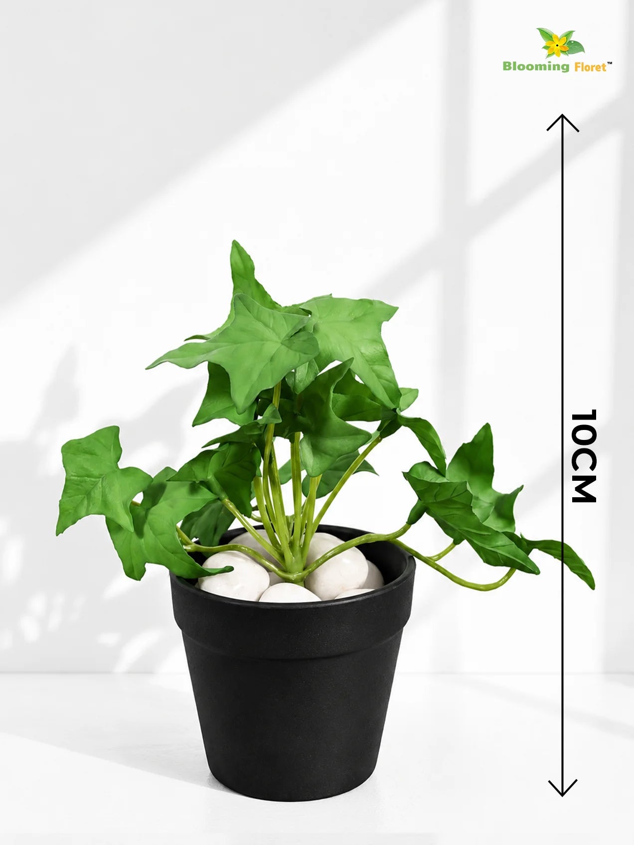 Artificial Ivy Succulent | Green | Small Leaves | 10 cm | Set of 3