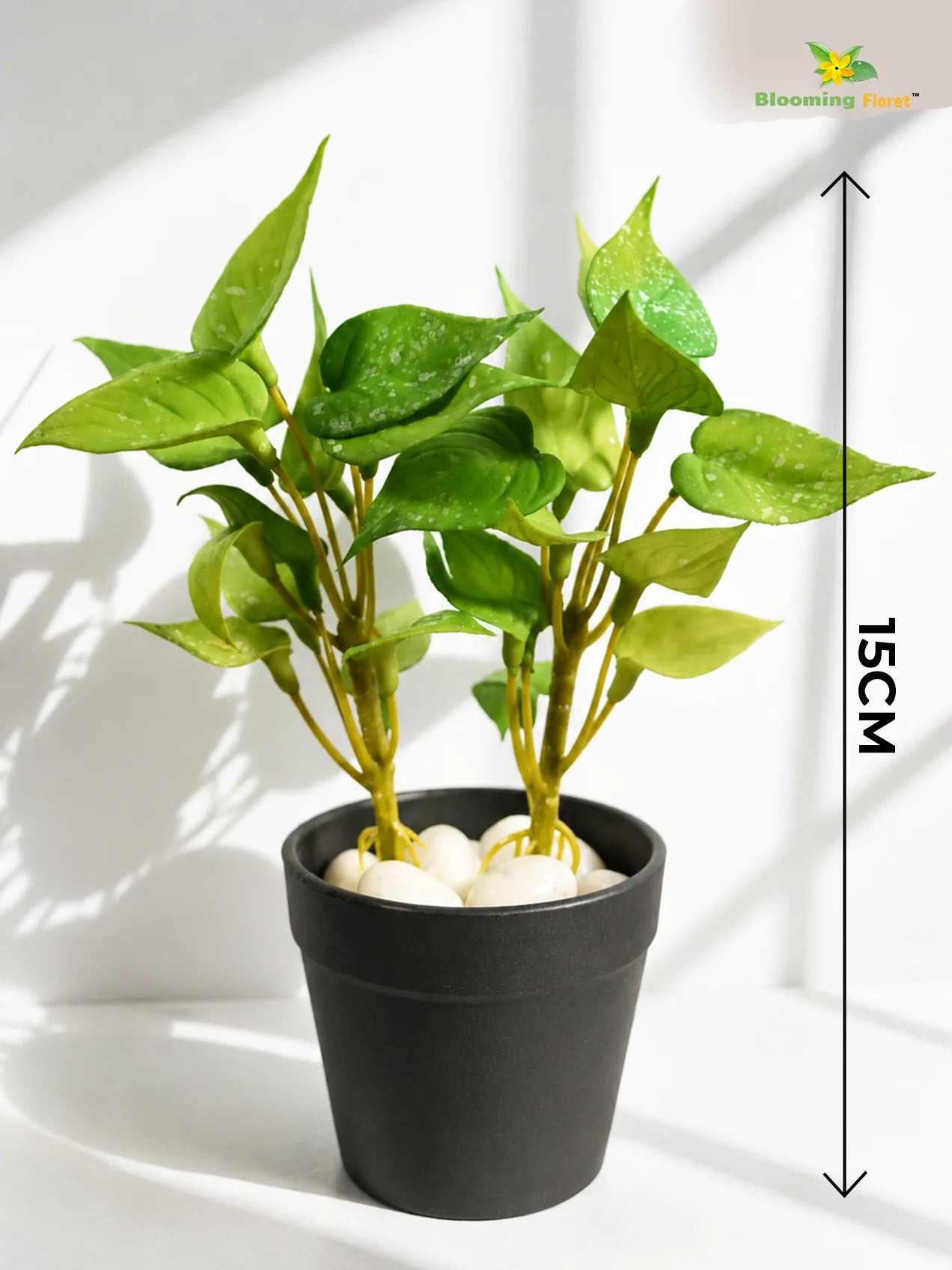 Artificial Money Plant Succulent | Light Green | 15 cm